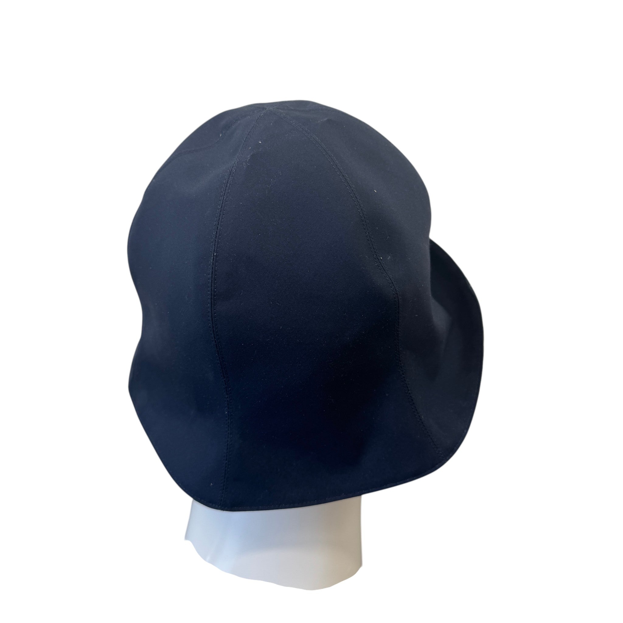 Women's Reversible Tulipe Oblique Bucket Hat Navy Size S