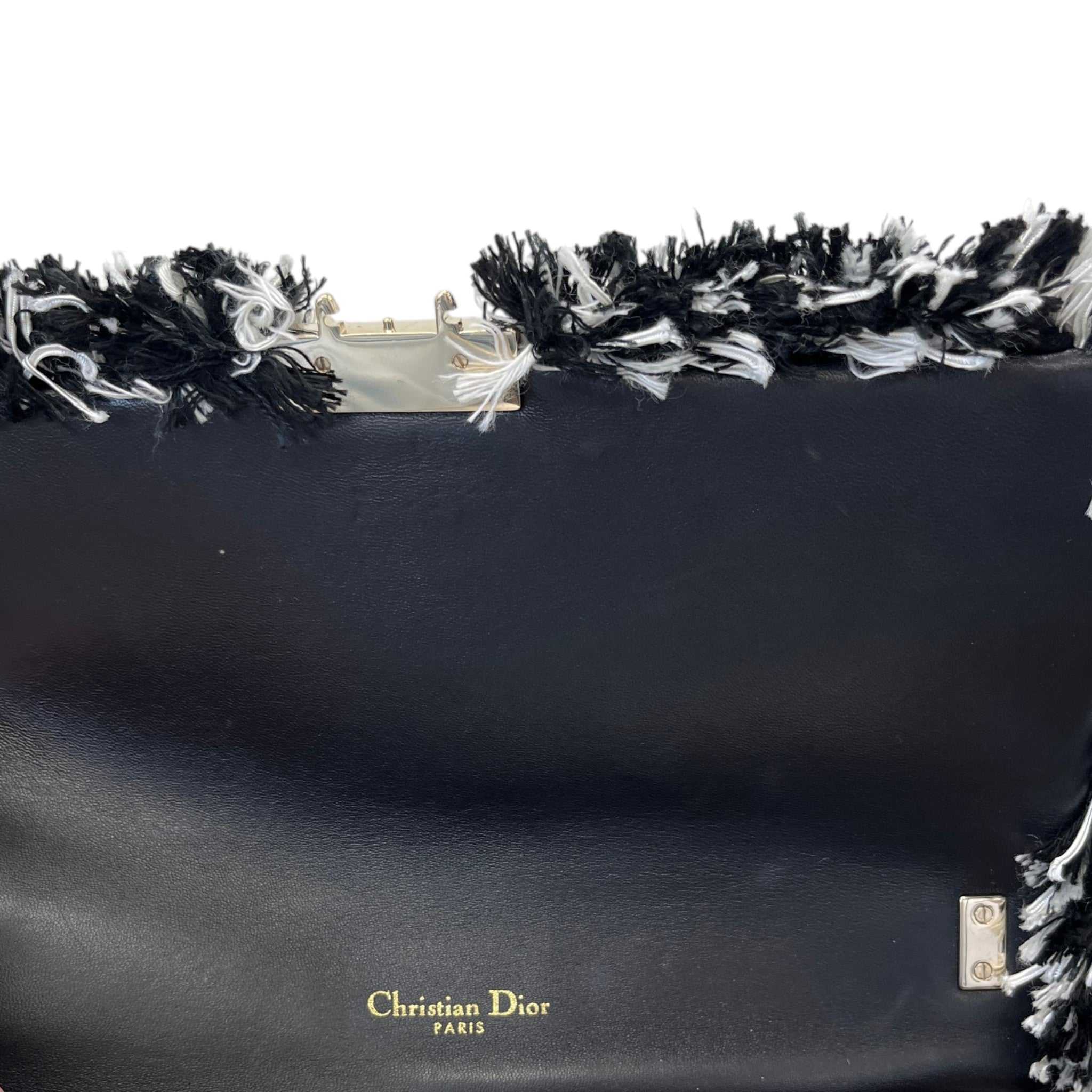 Women's Miss Dior Braided Handbag Black