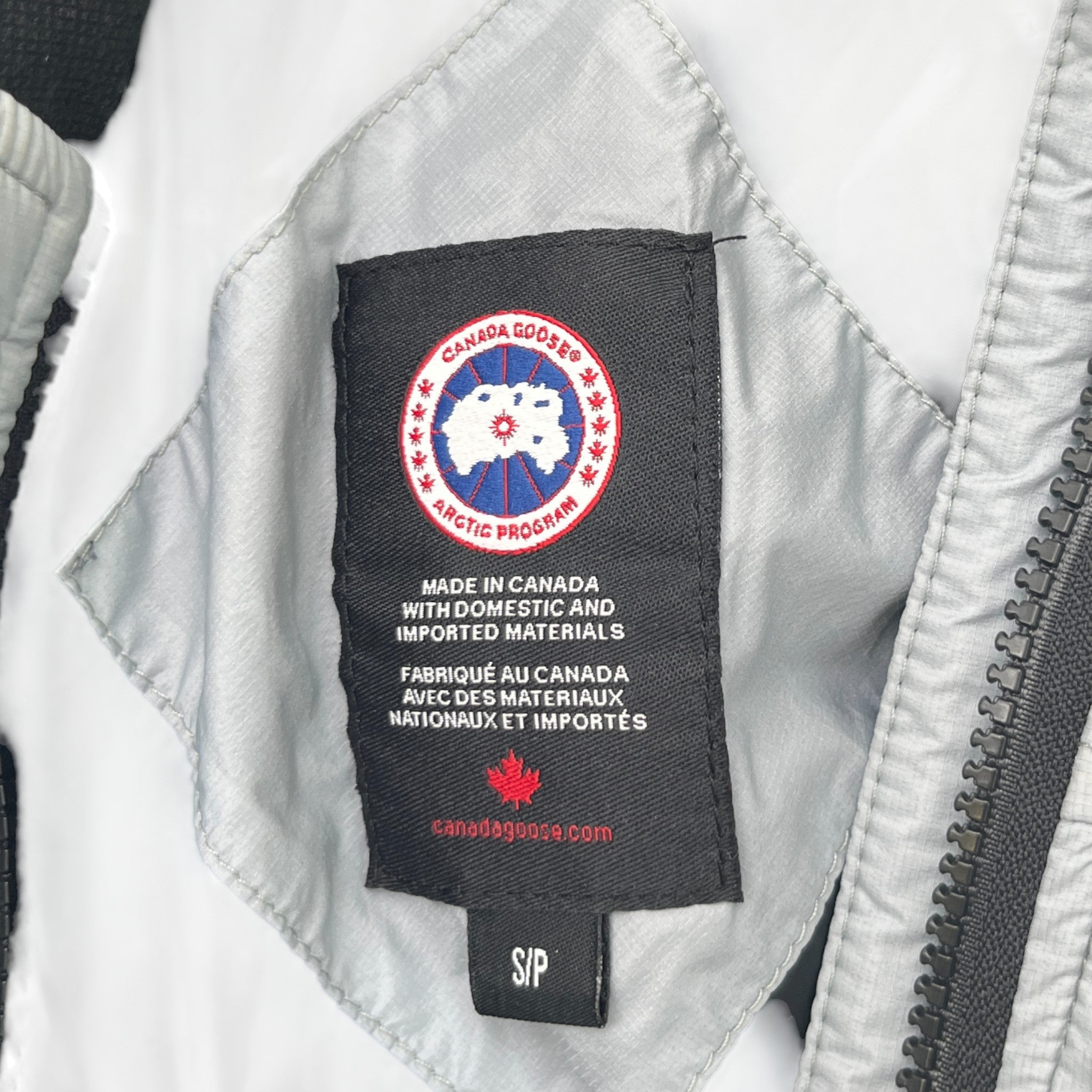 Men's Dunham Down Jacket Grey Size S