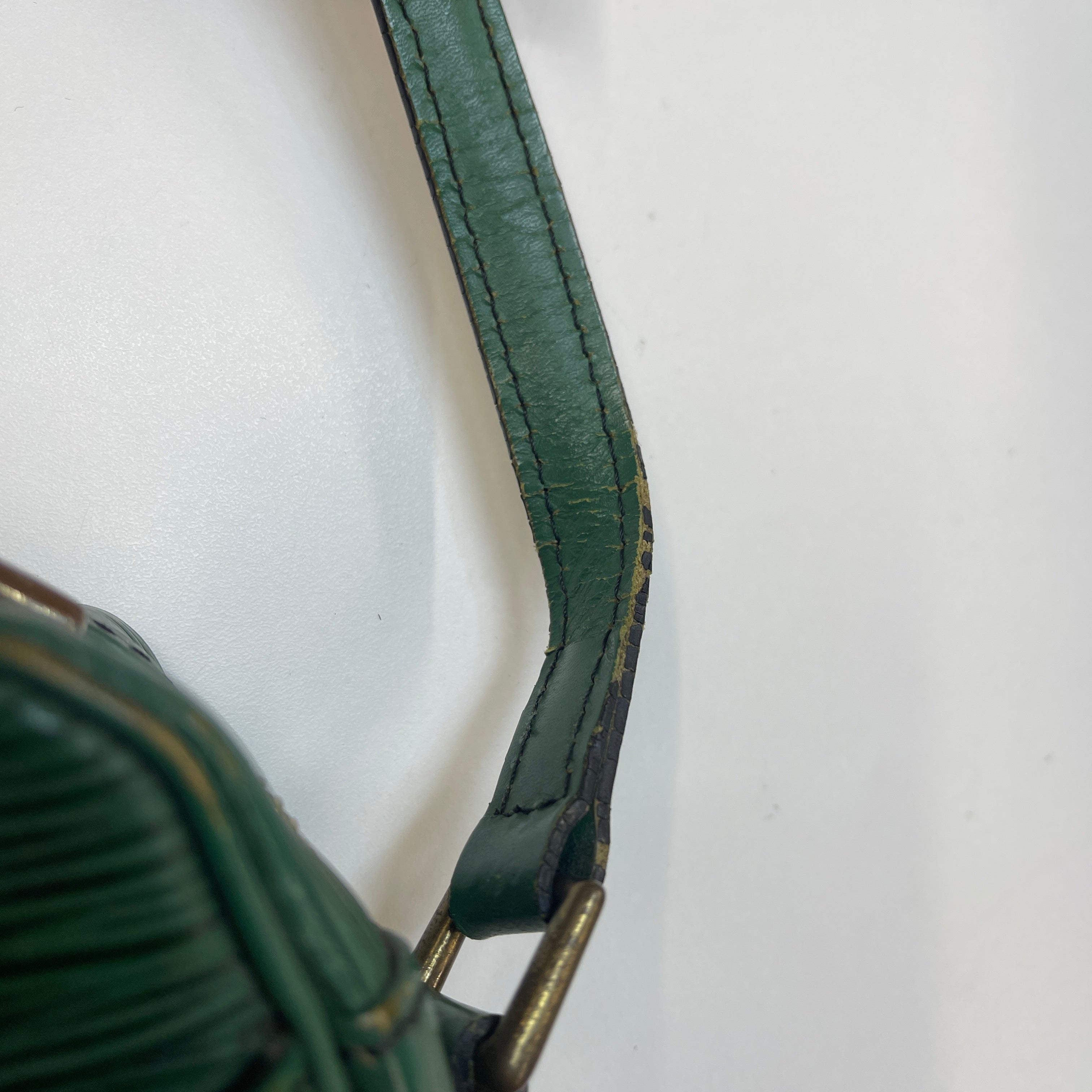 Men's Epi Leather Trocadero 27 Messenger Bag Green