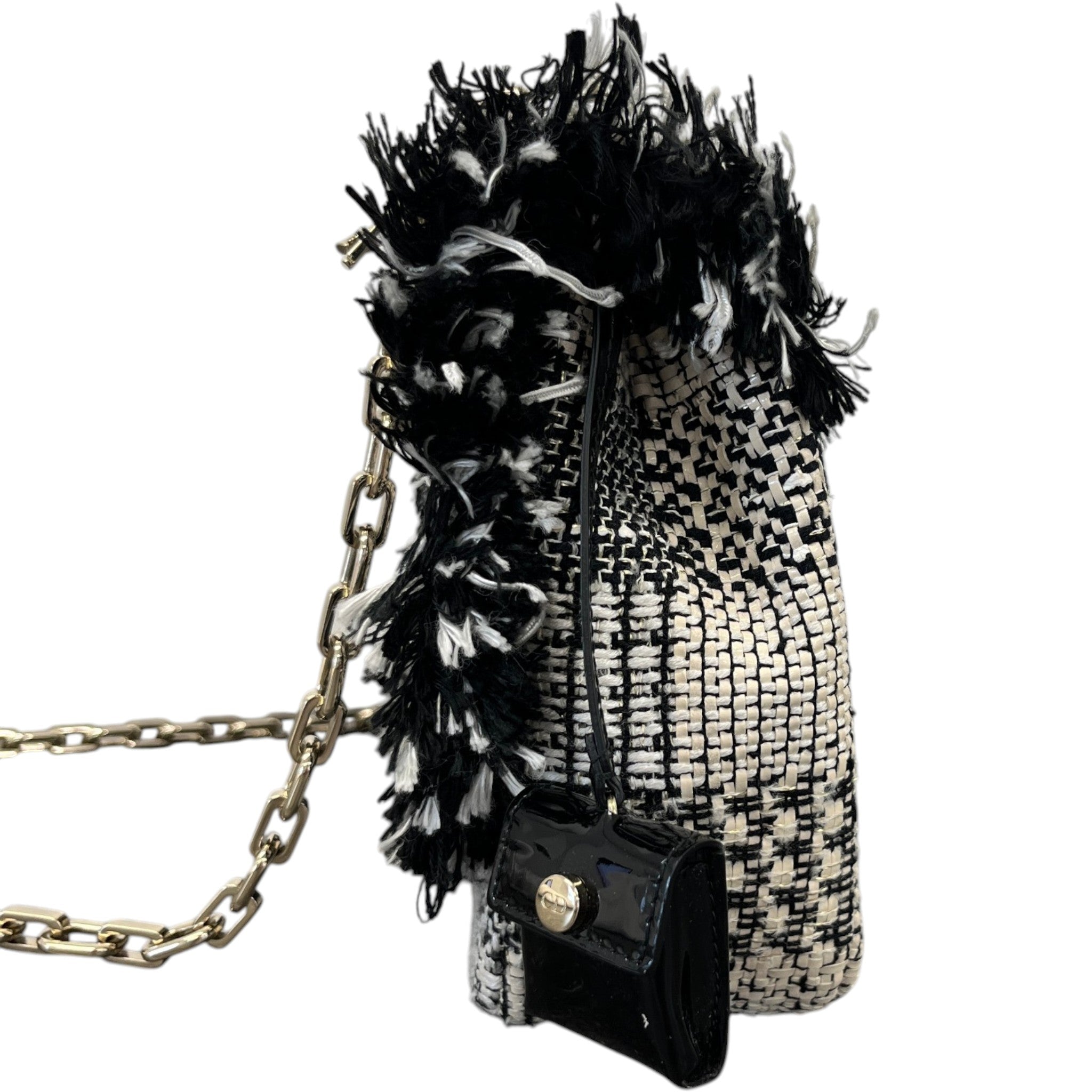 Women's Miss Dior Braided Handbag Black