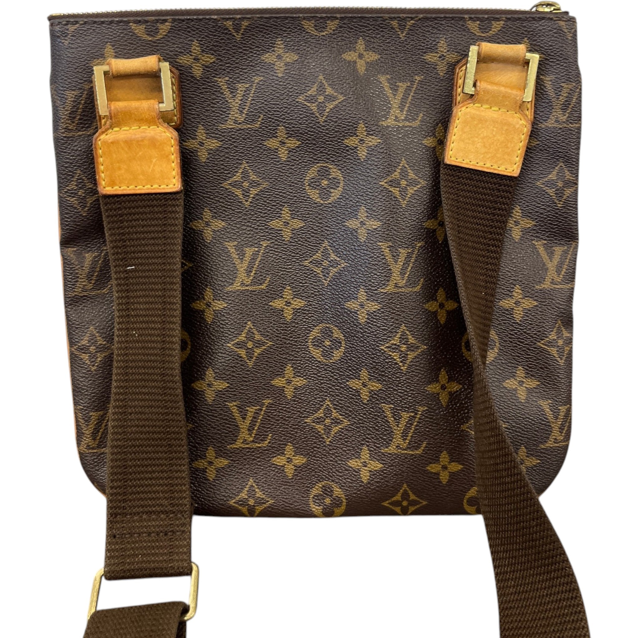 Men's Monogram Pochette Bosphore Messenger Bag Brown