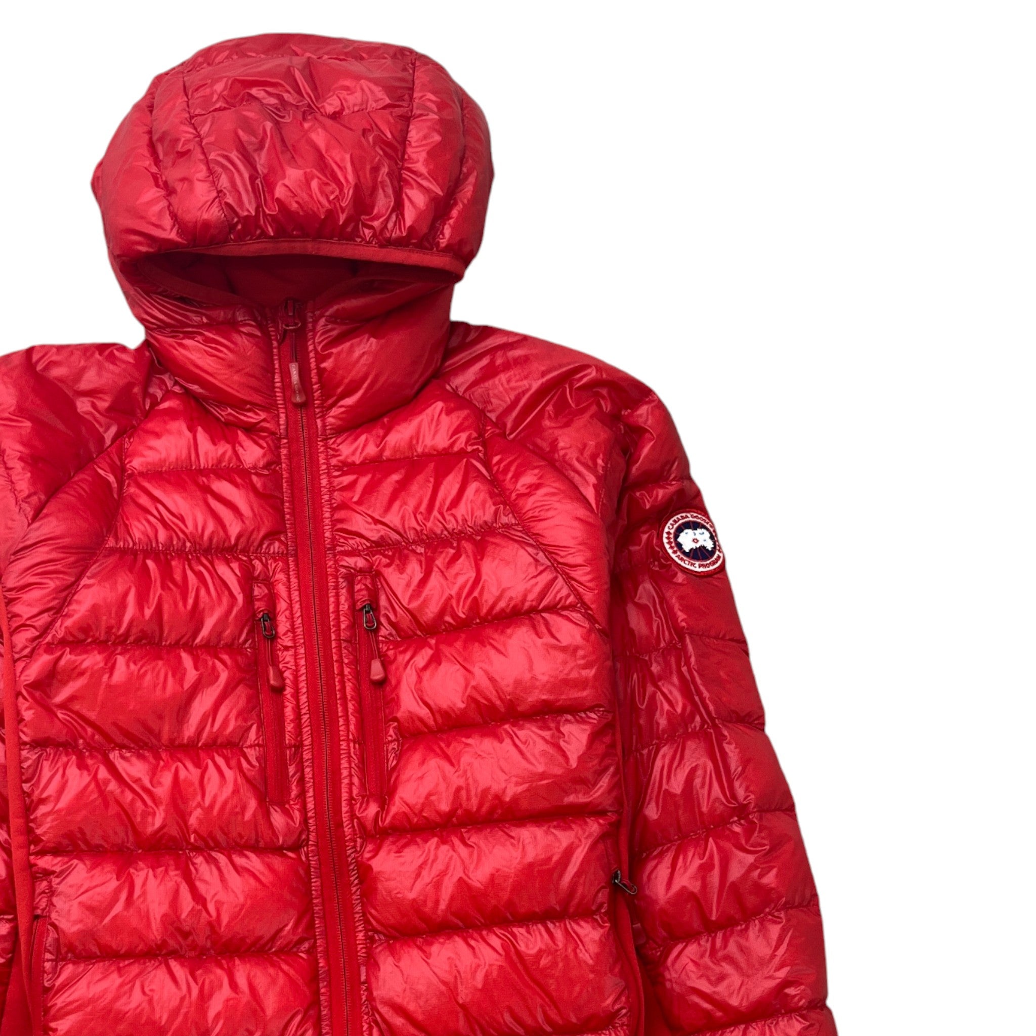 Men's Hybridge Down Jacket Red Size L