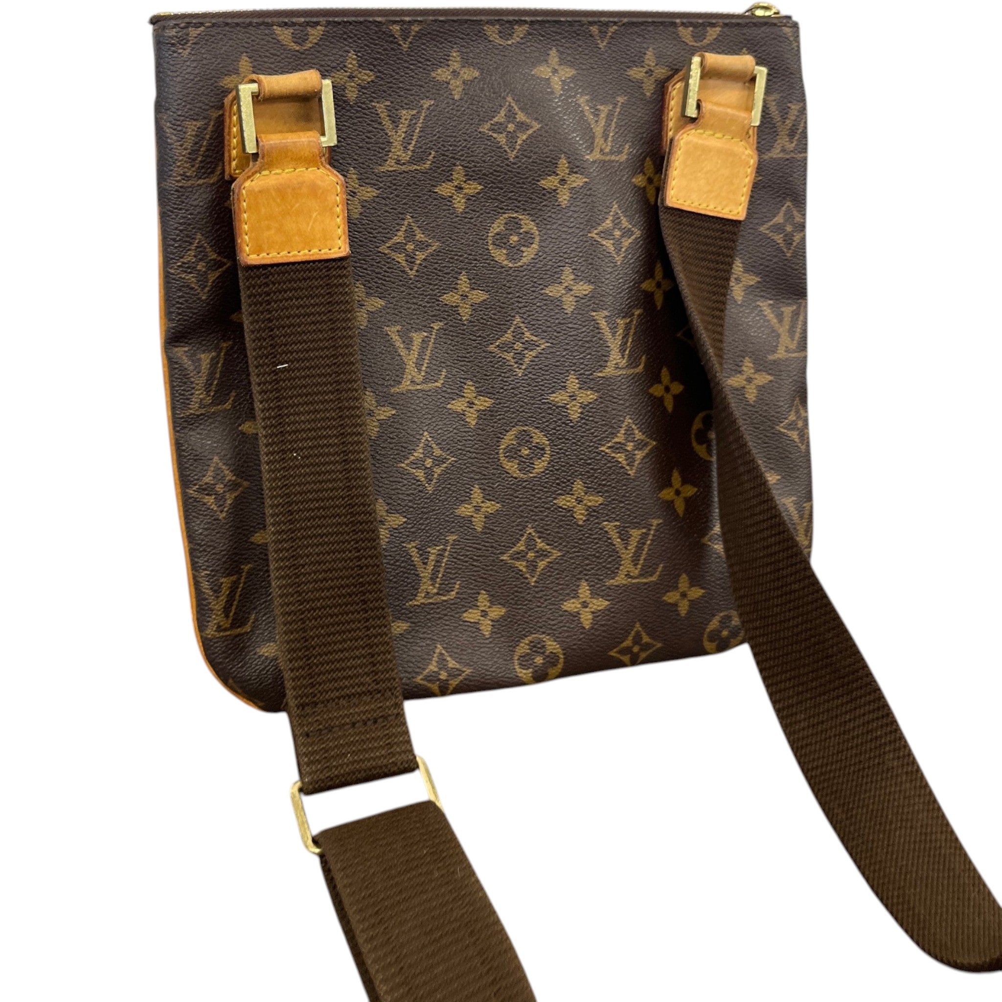 Men's Monogram Pochette Bosphore Messenger Bag Brown