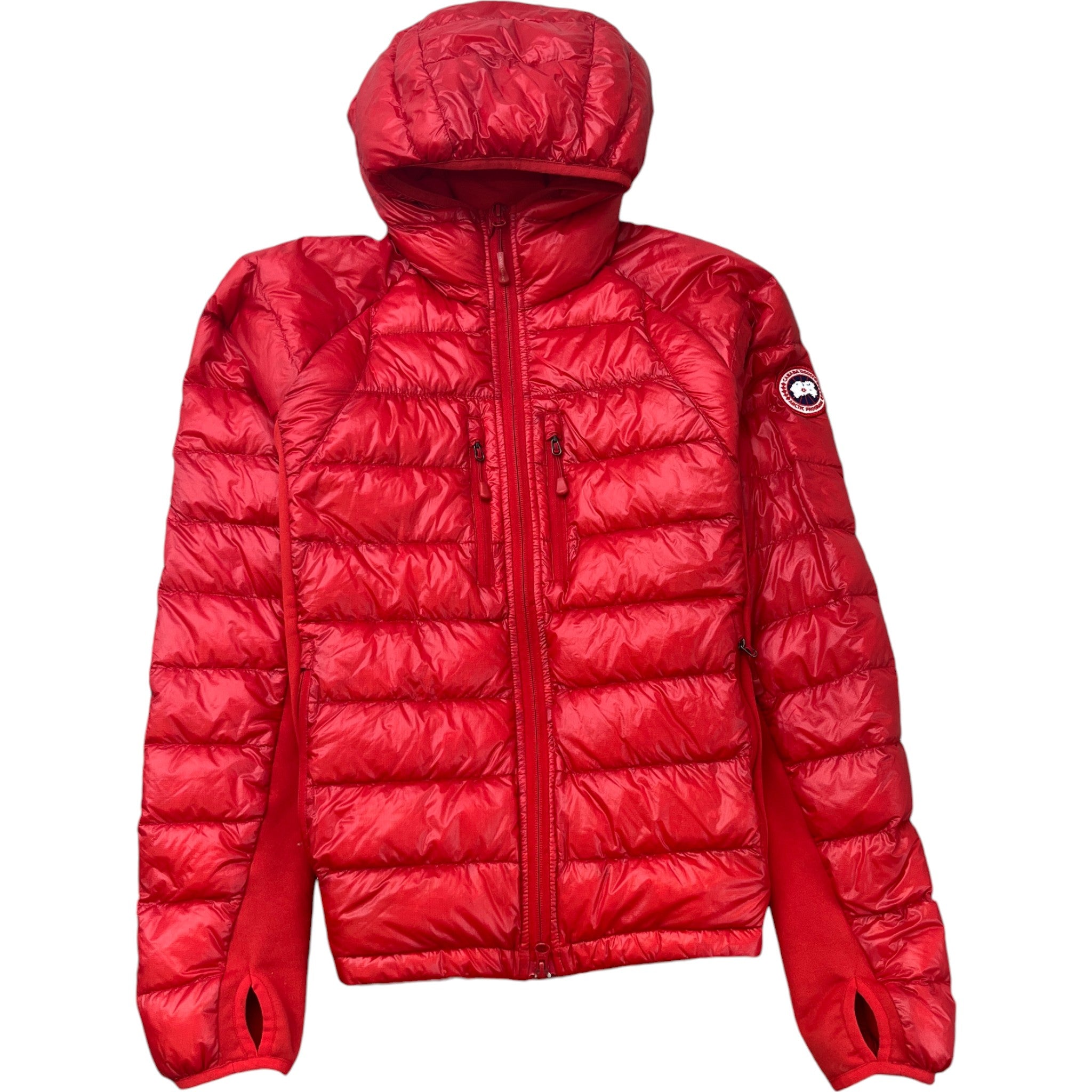 Men's Hybridge Down Jacket Red Size L