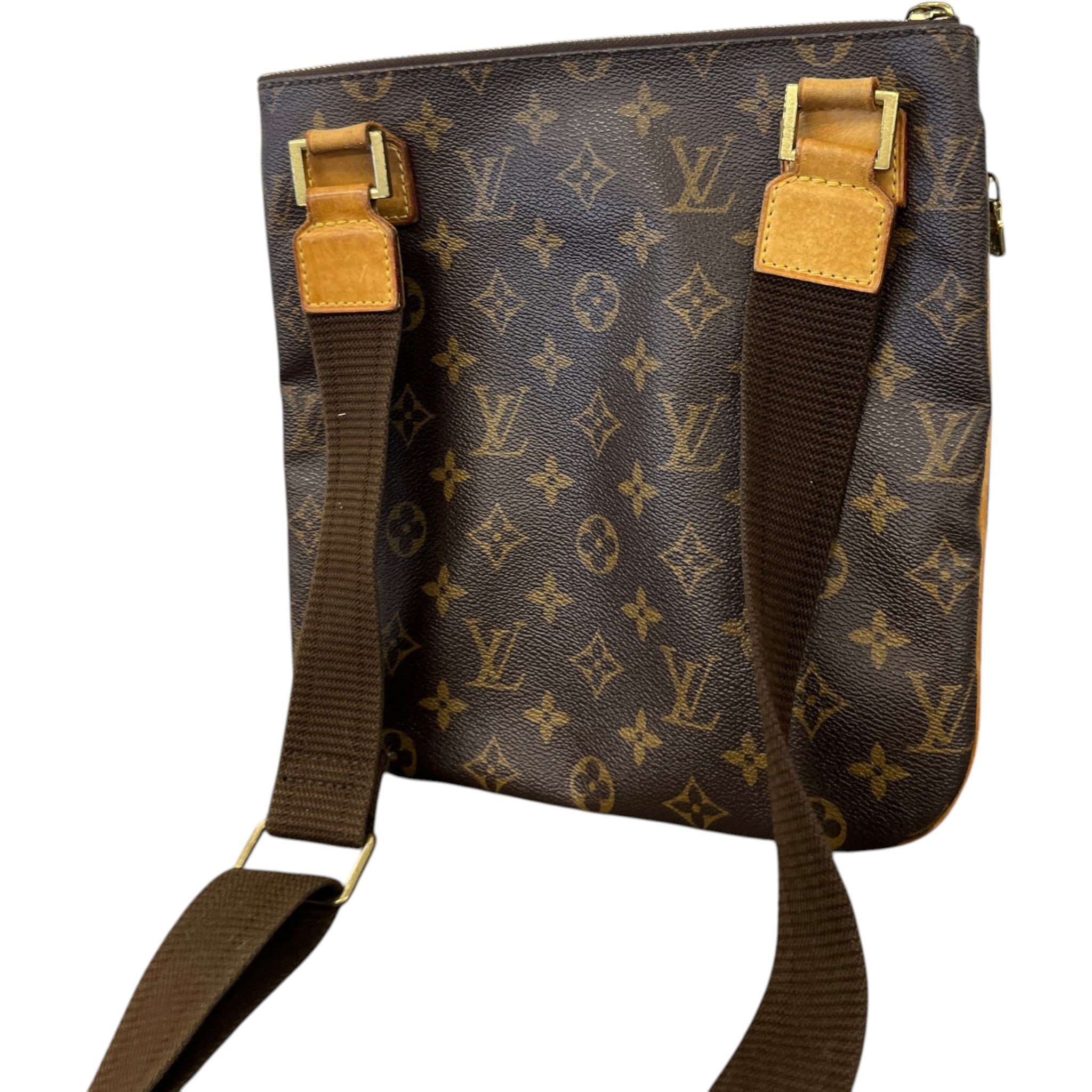 Men's Monogram Pochette Bosphore Messenger Bag Brown