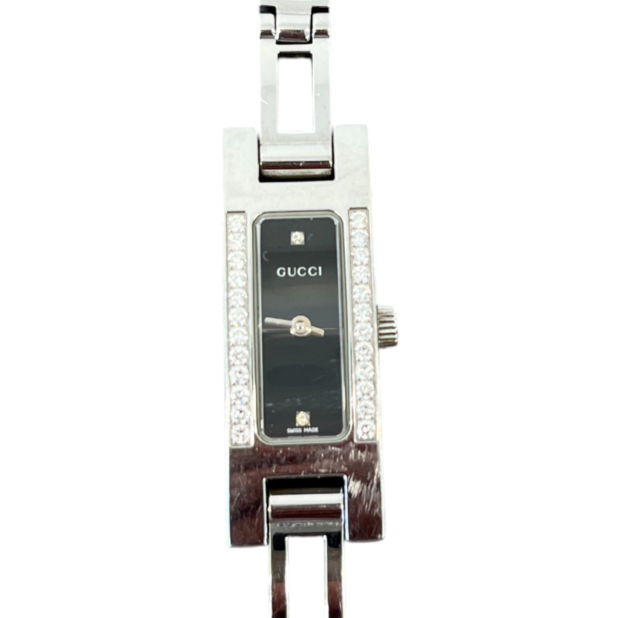 Women's 3900L Stainless Steel 26 Diamonds Watch Silver