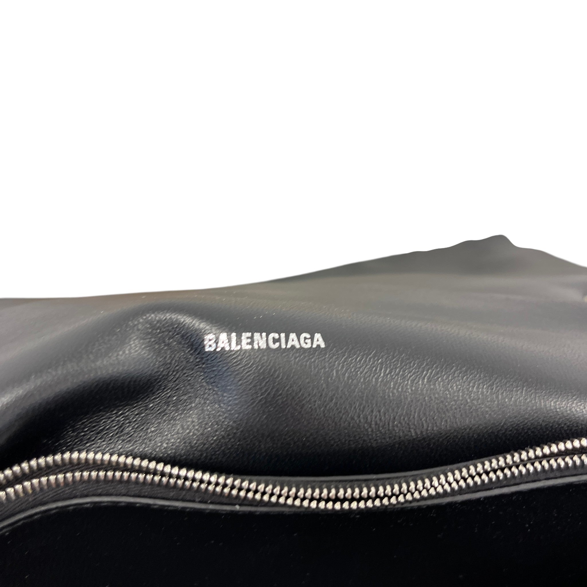 Women's Crush Large Chain Quilted Denim Bag Charcoal