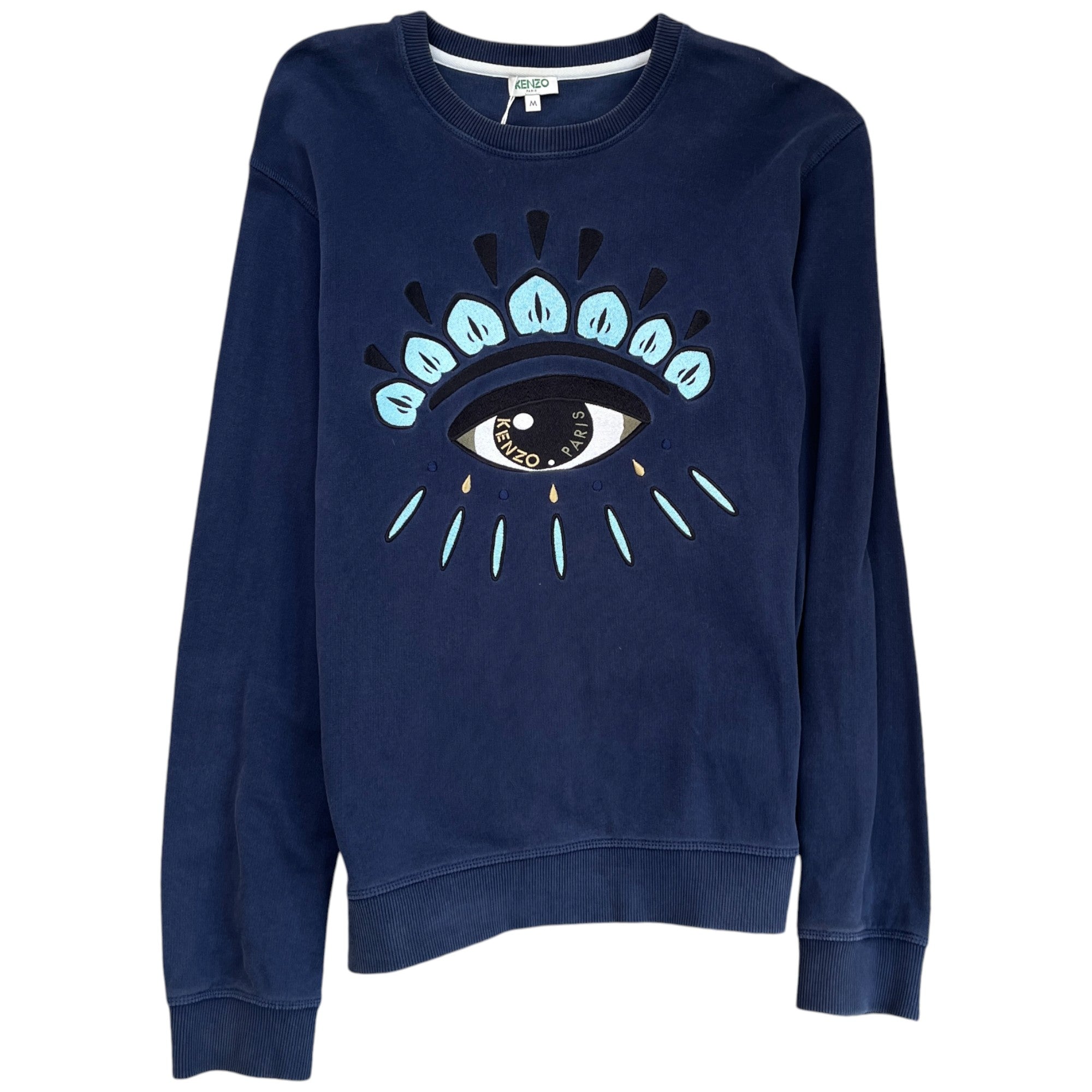 Men's Eye Logo Sweatshirt Navy Size M