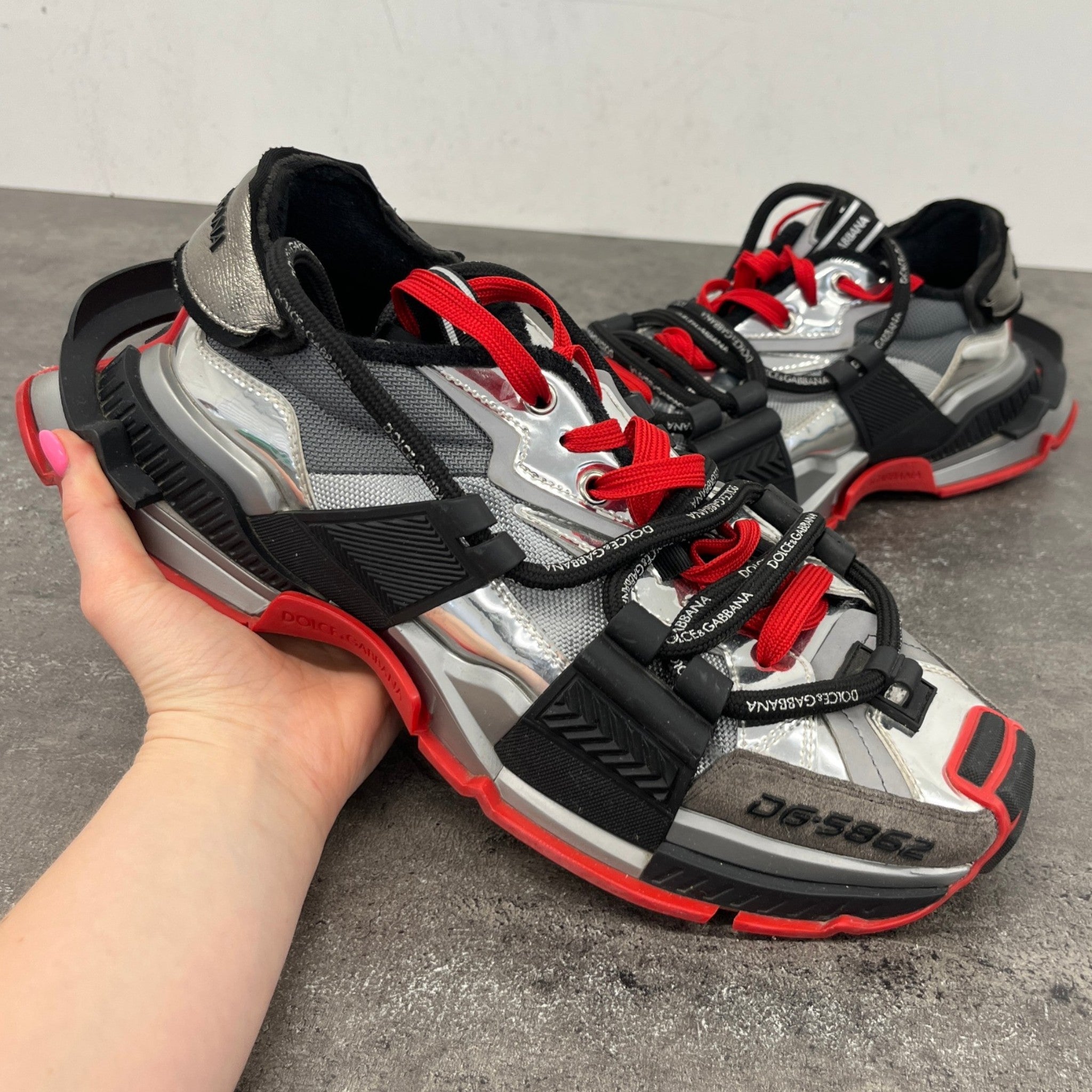 Men's Space Low Trainers Grey Size EU 44 / UK 10