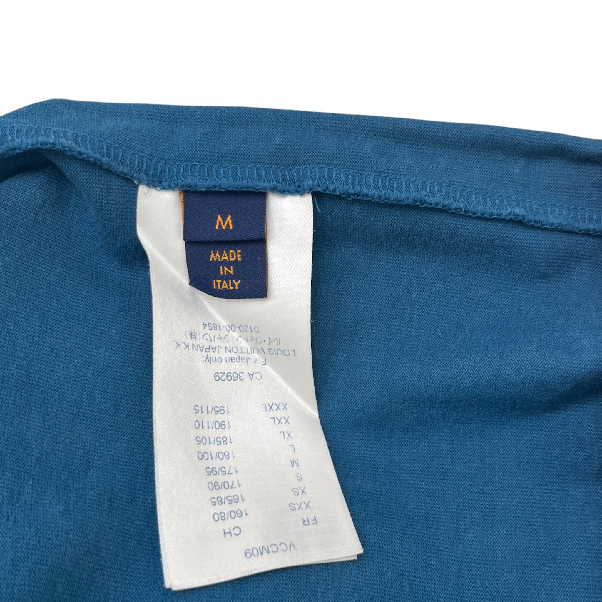 Men's Monogram Gradient T-Shirt Blue Size M