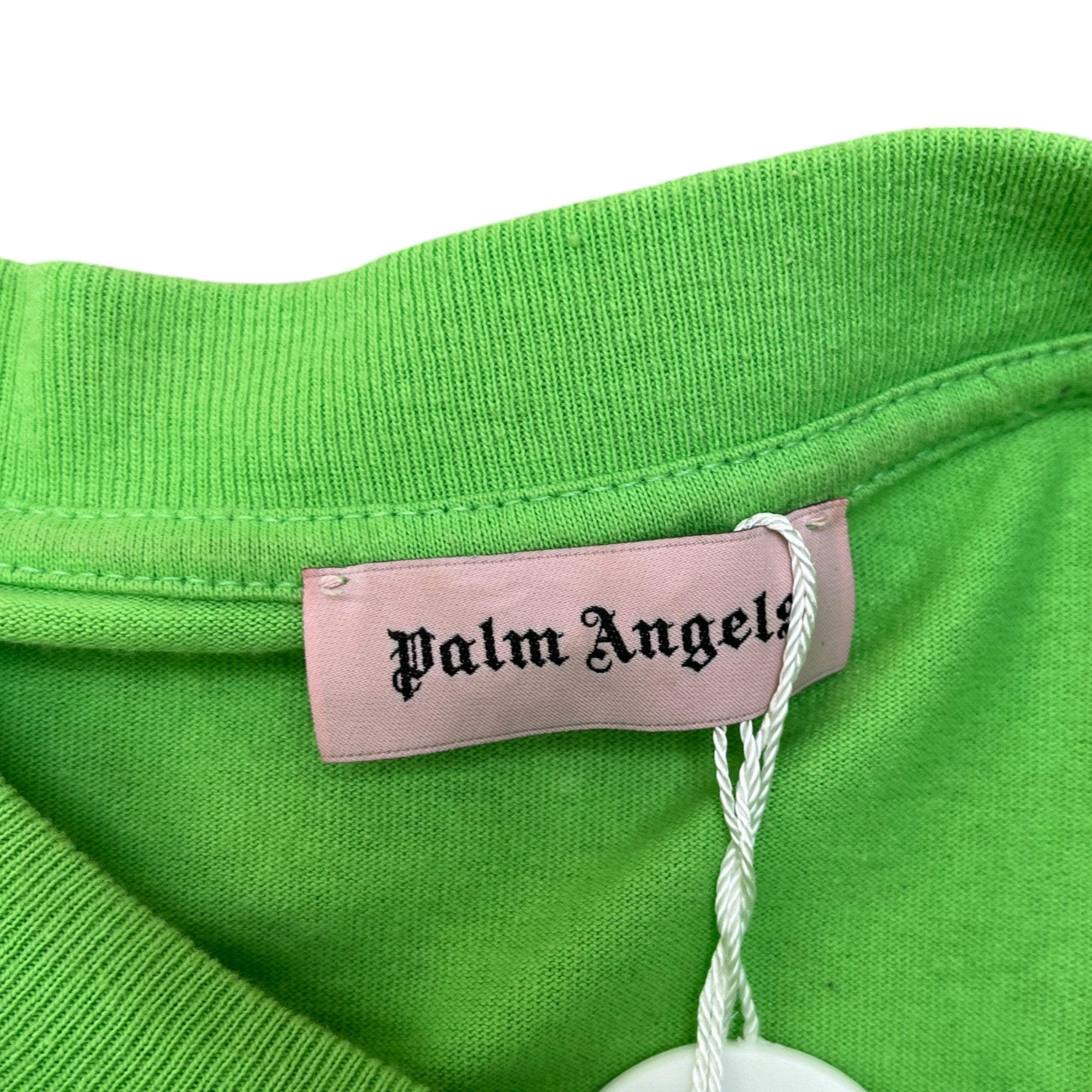 Men's Logo Print T-Shirt Green Size S