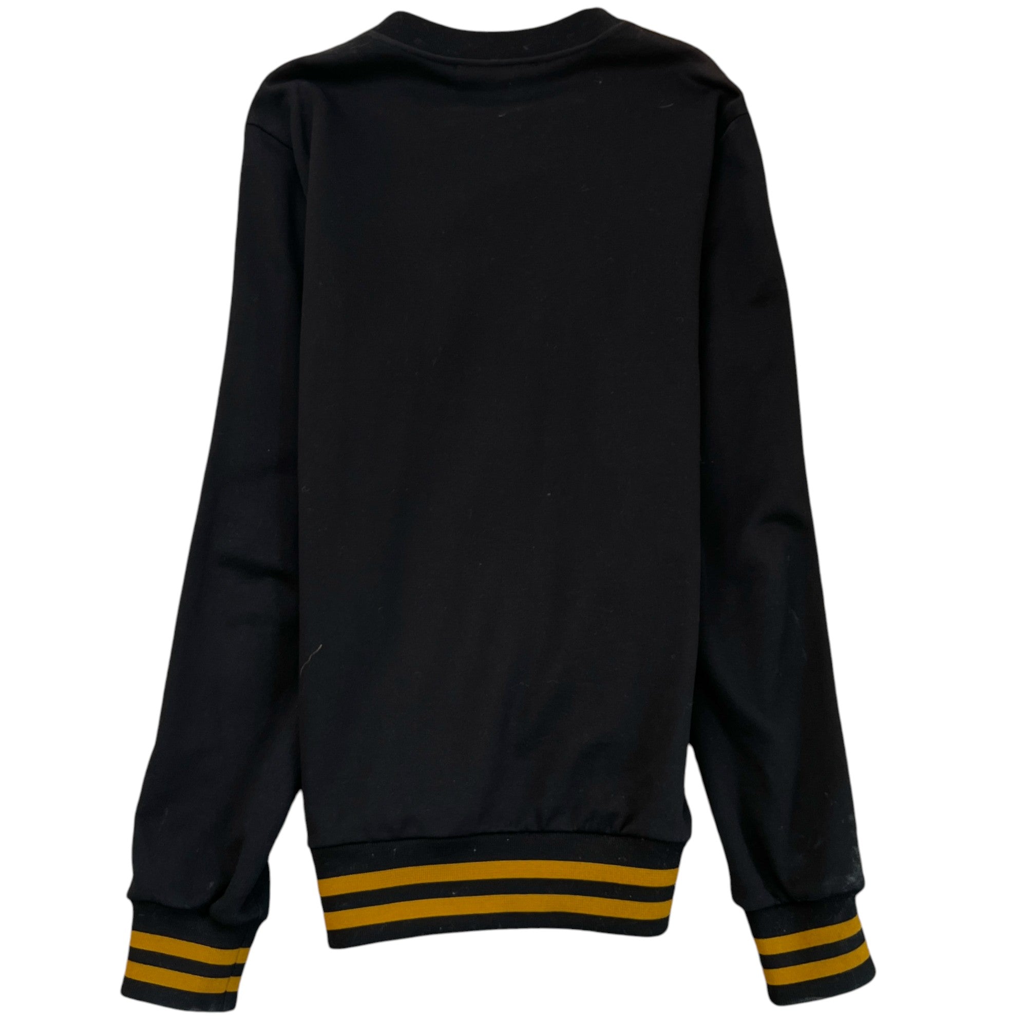 Men's Plaque Logo Sweatshirt Black Size IT 44 / UK XS