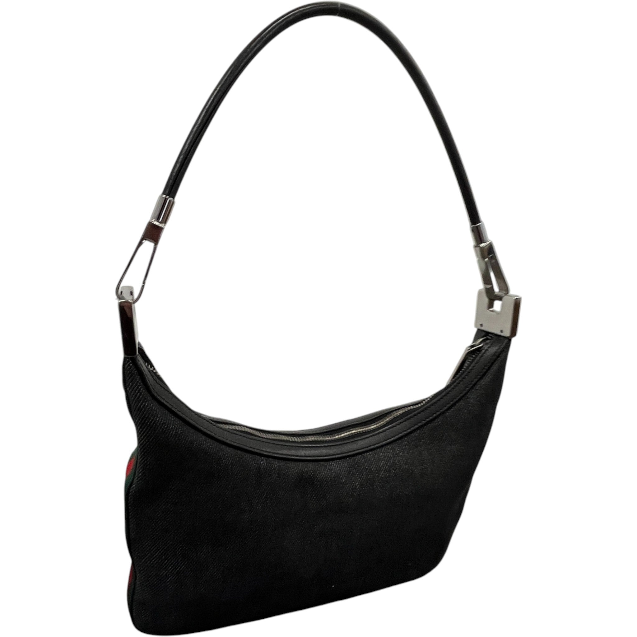 Women's Web Stripe Shoulder Bag Navy