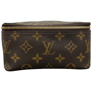 Women's Monogram Cosmetic Pouch Pm Bag Brown