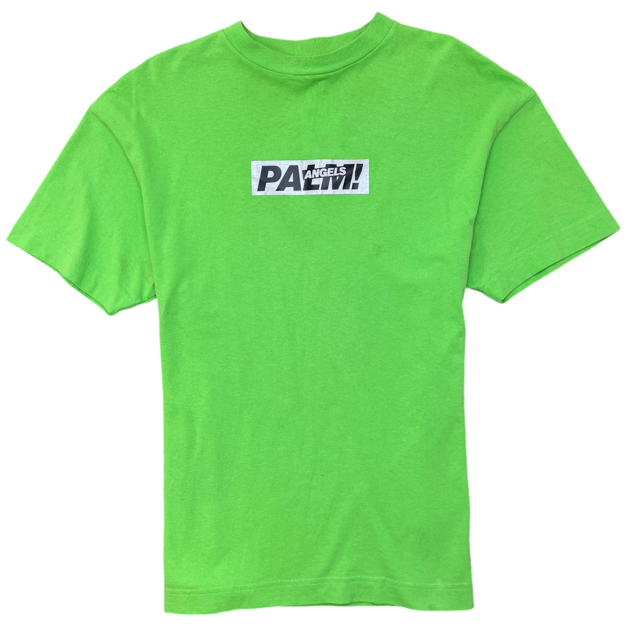 Men's Logo Print T-Shirt Green Size S
