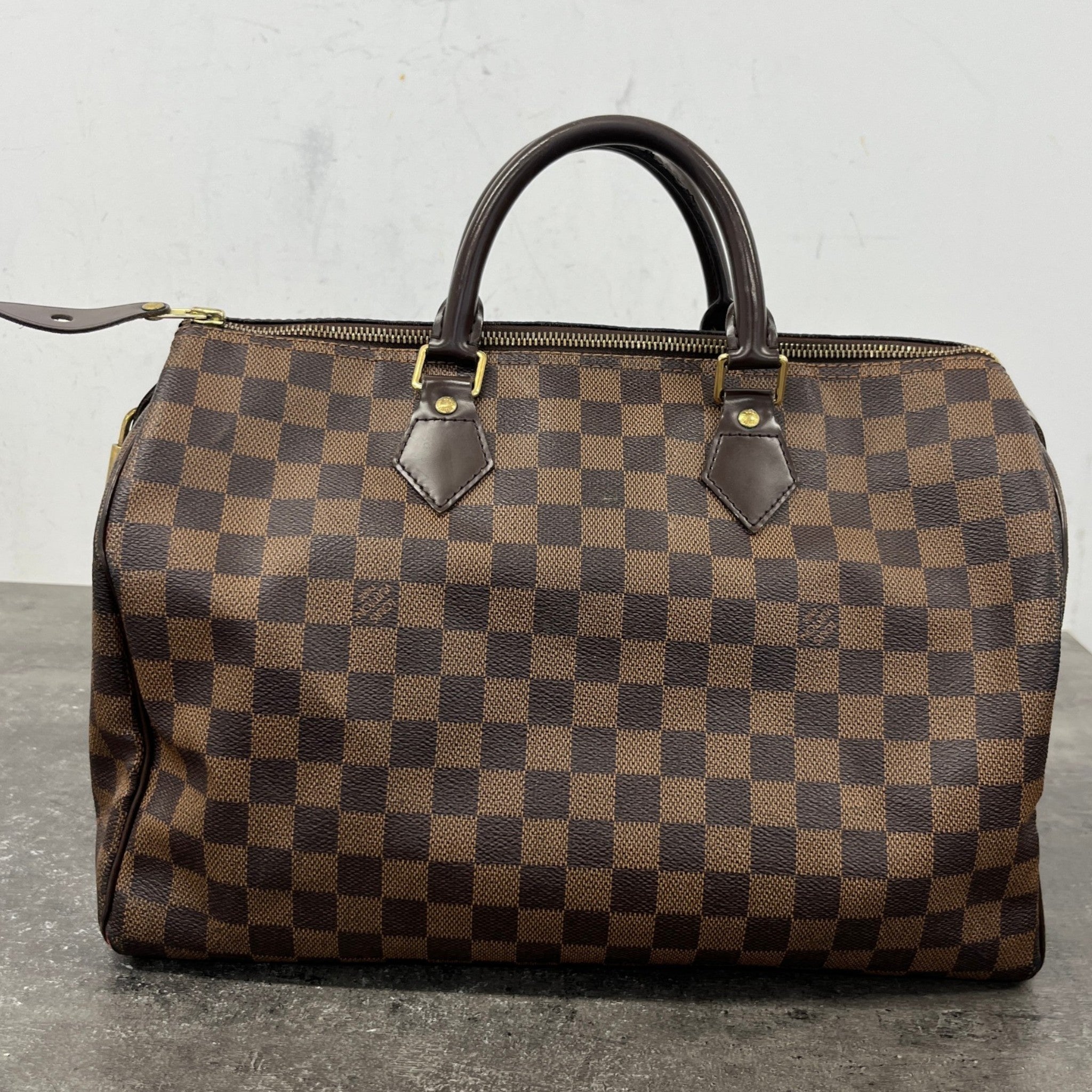 Women's Damier Ebène Speedy 30 Bag Brown