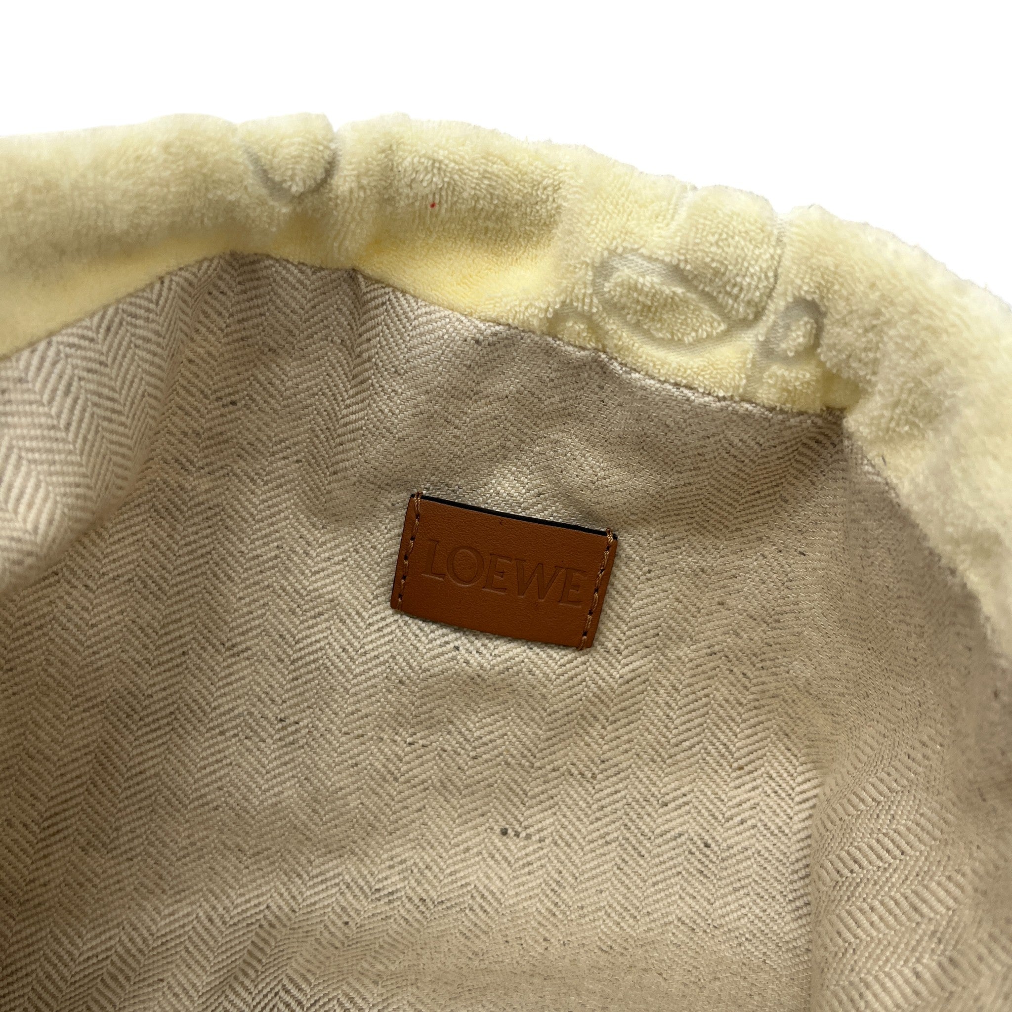 Women's Anagram Drawstring Pouch Yellow