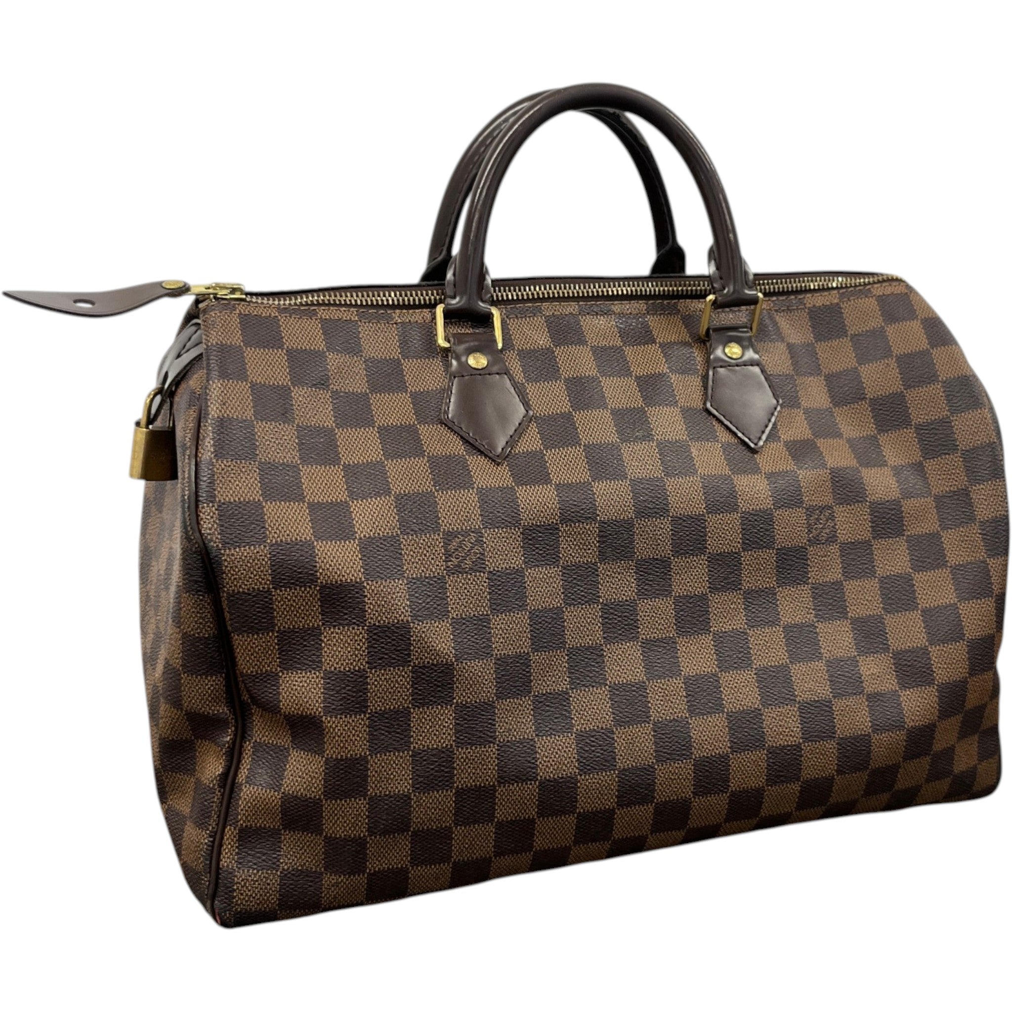 Women's Damier Ebène Speedy 30 Bag Brown
