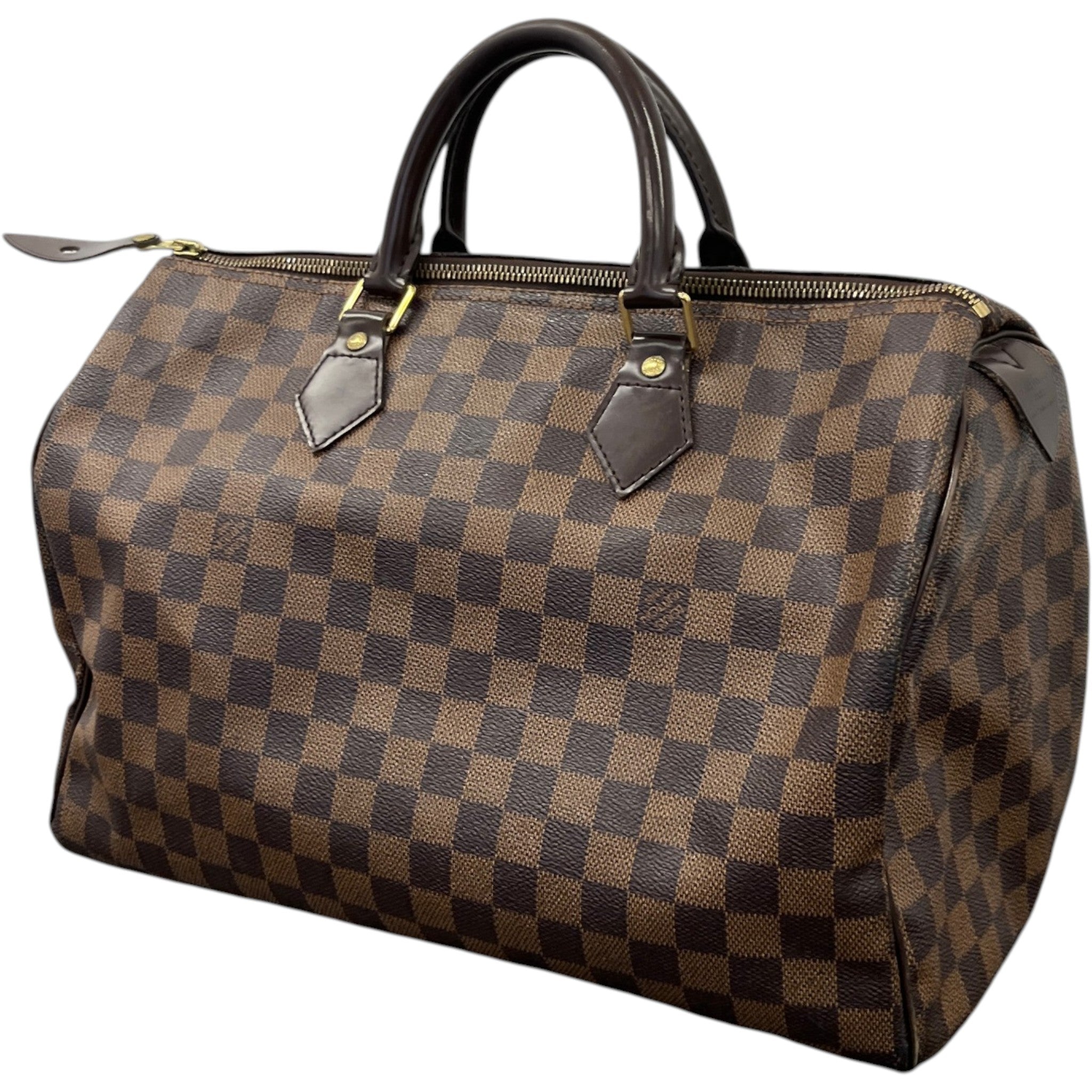Women's Damier Ebène Speedy 30 Bag Brown