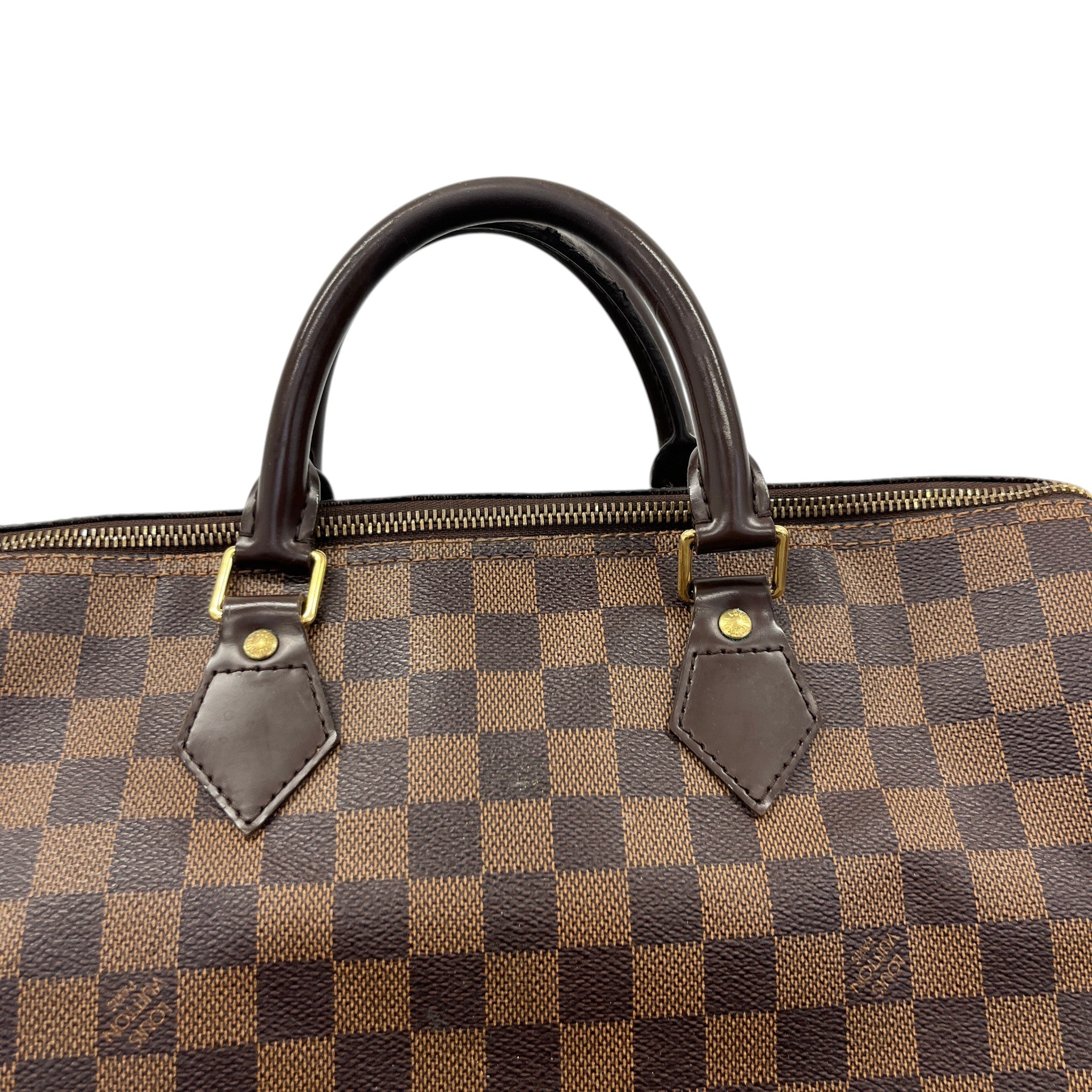 Women's Damier Ebène Speedy 30 Bag Brown