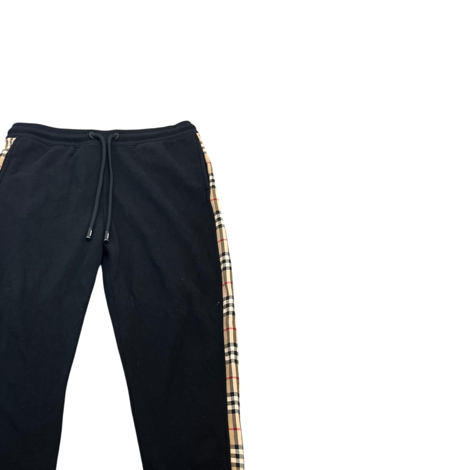 Men's Nova Check Joggers Black Size L