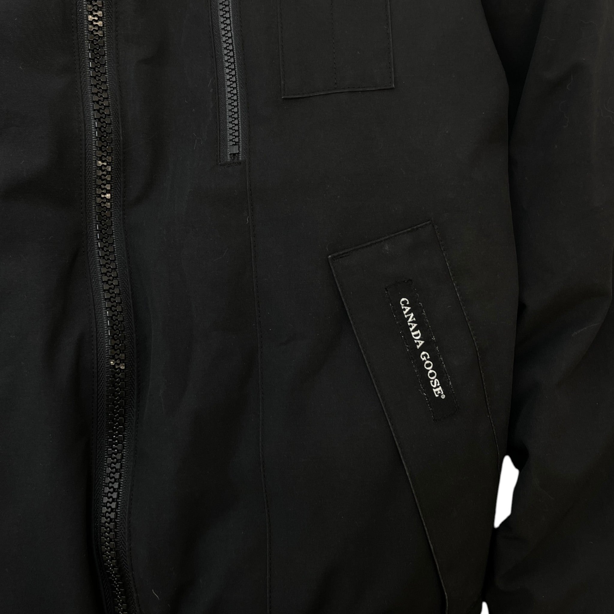 Men's Borden Bomber Down Jacket Black Size S