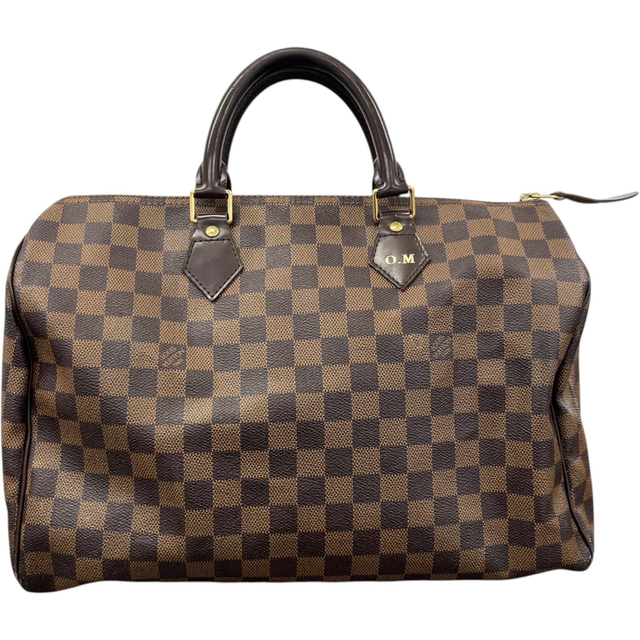 Women's Damier Ebène Speedy 30 Bag Brown