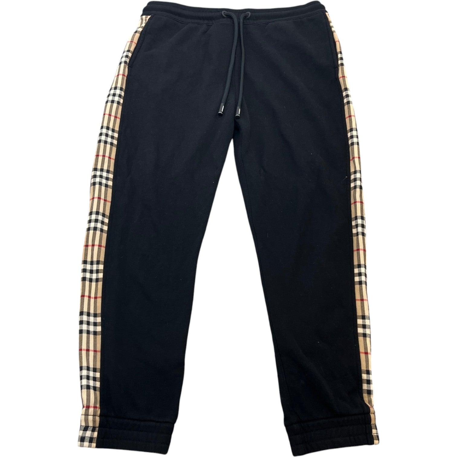 Men's Nova Check Joggers Black Size L