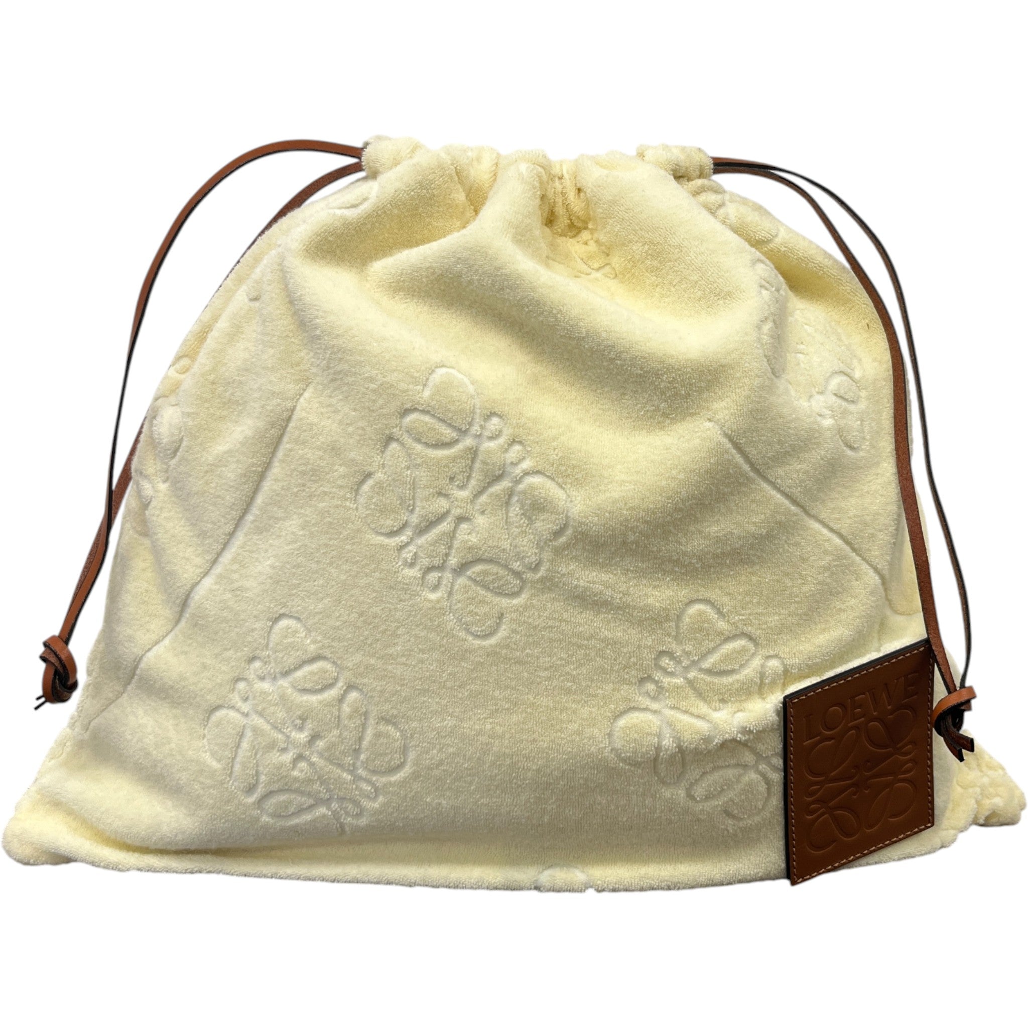 Women's Anagram Drawstring Pouch Yellow