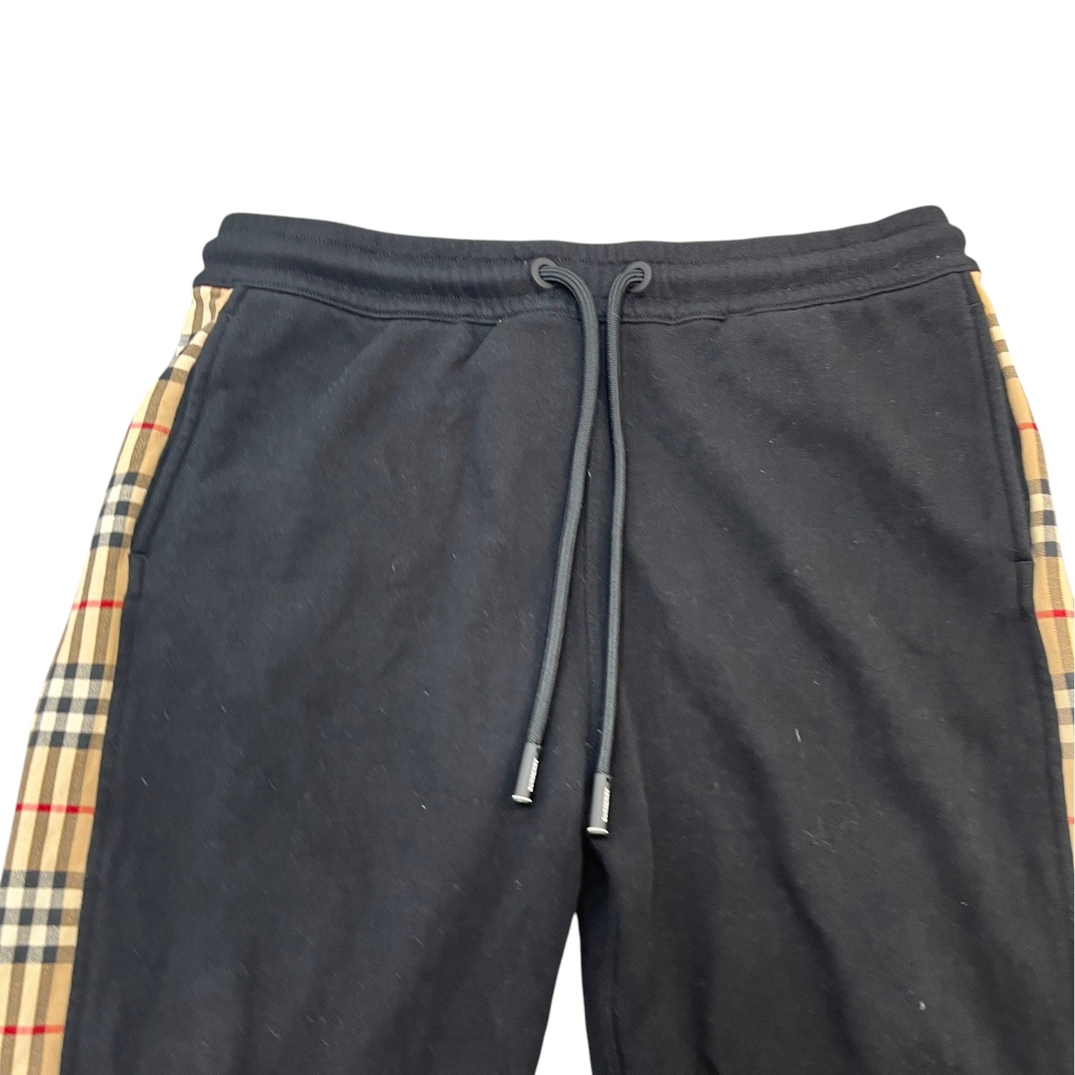 Men's Nova Check Joggers Black Size L