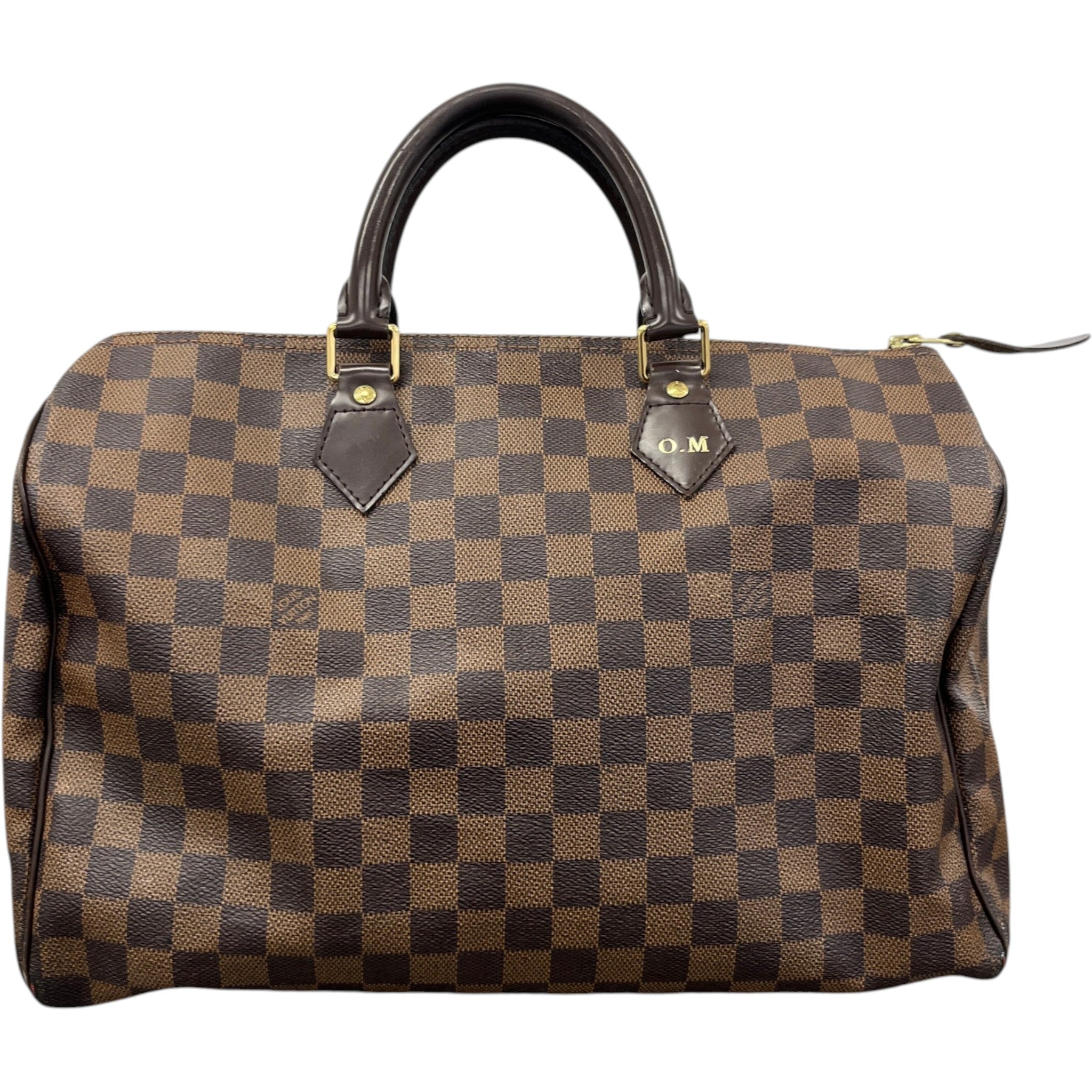 Women's Damier Ebène Speedy 30 Bag Brown