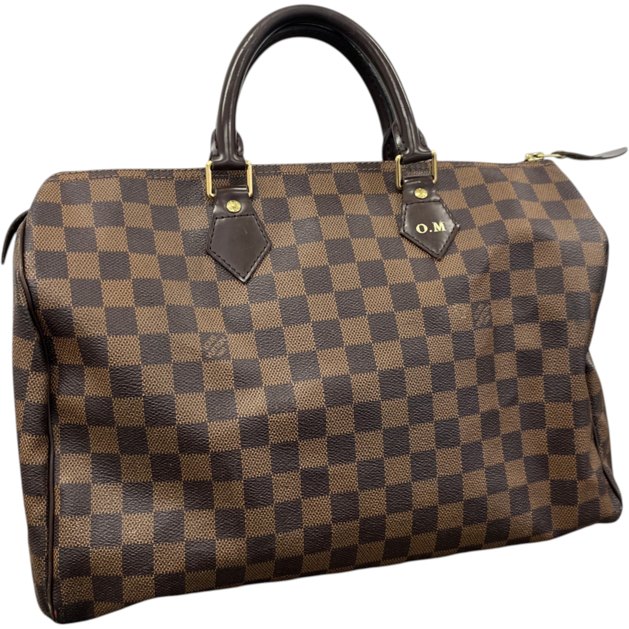 Women's Damier Ebène Speedy 30 Bag Brown