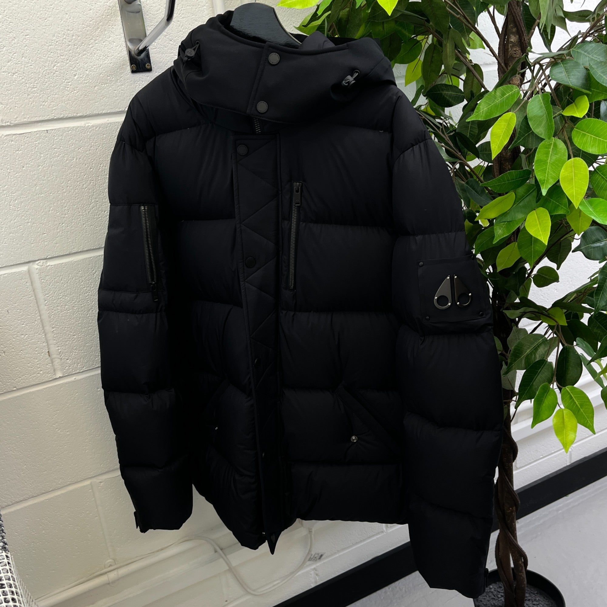Men's 3Q Down Jacket Black Size XXL