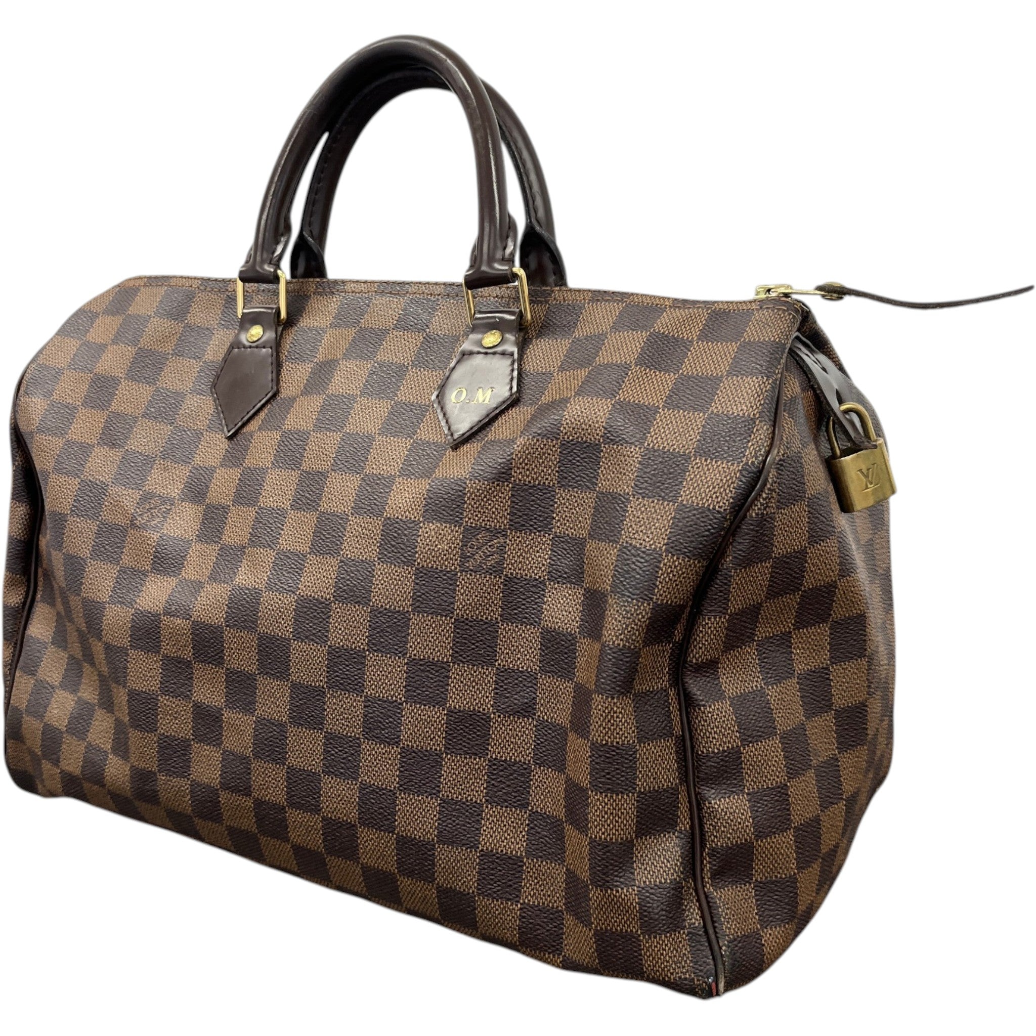 Women's Damier Ebène Speedy 30 Bag Brown
