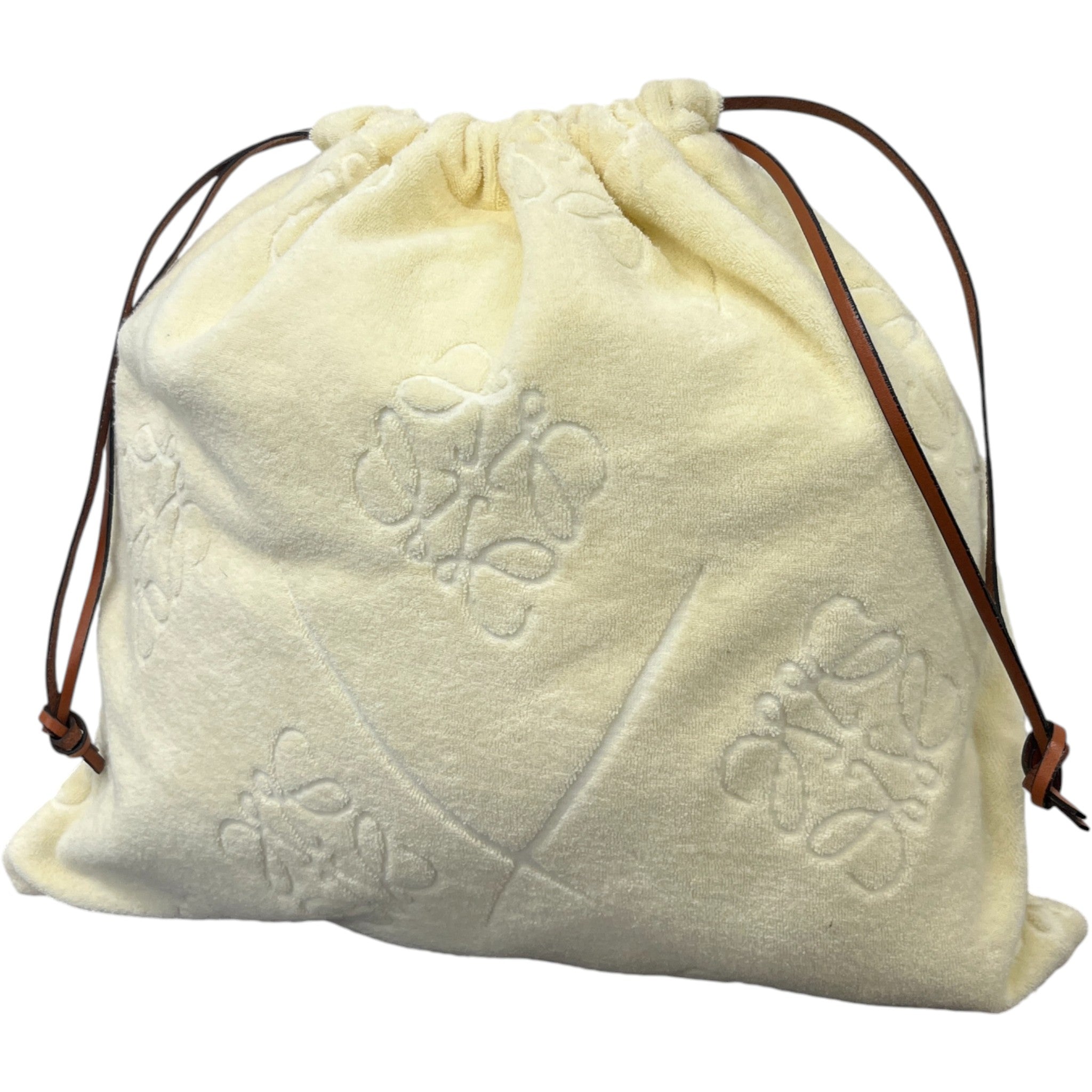 Women's Anagram Drawstring Pouch Yellow