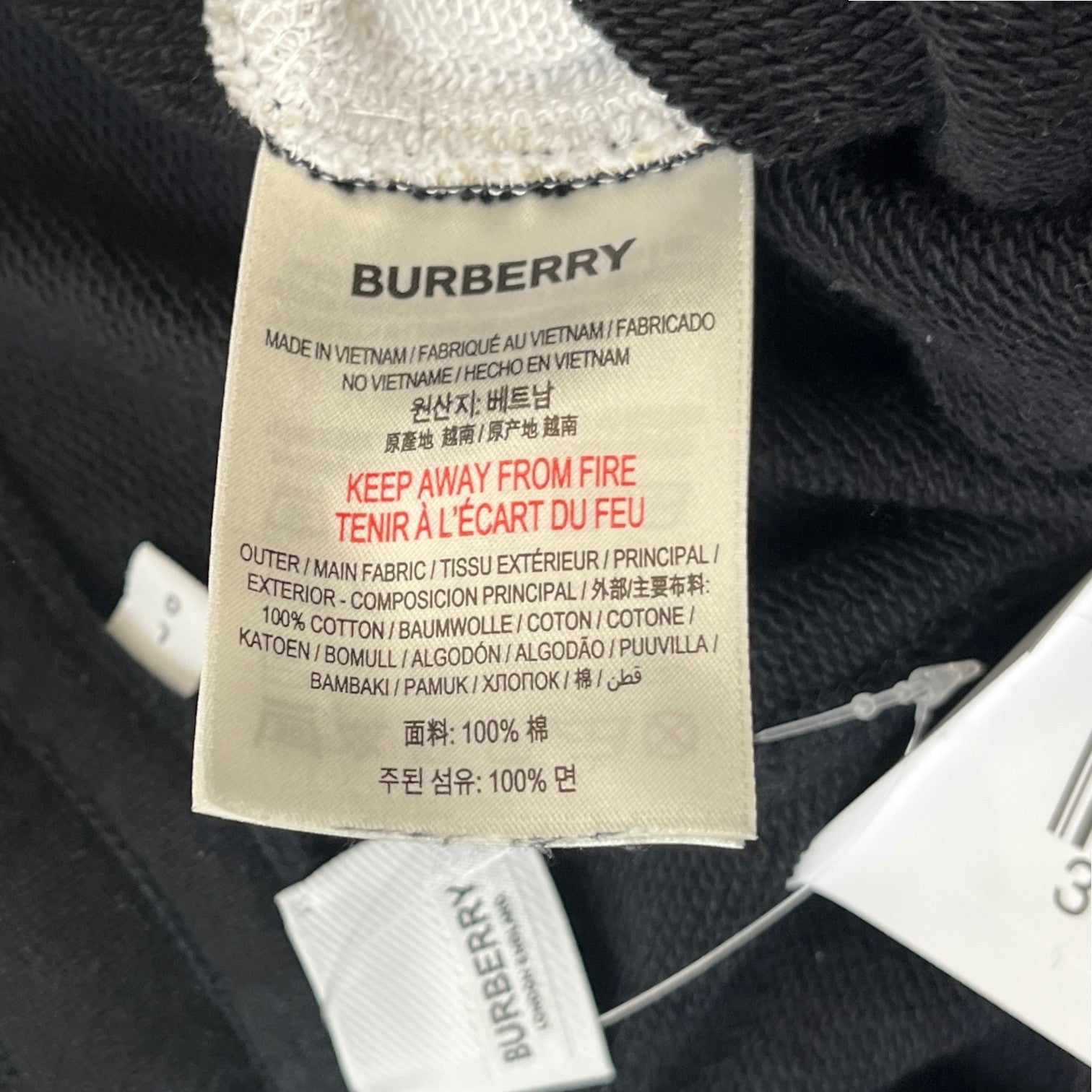 Men's Nova Check Joggers Black Size L