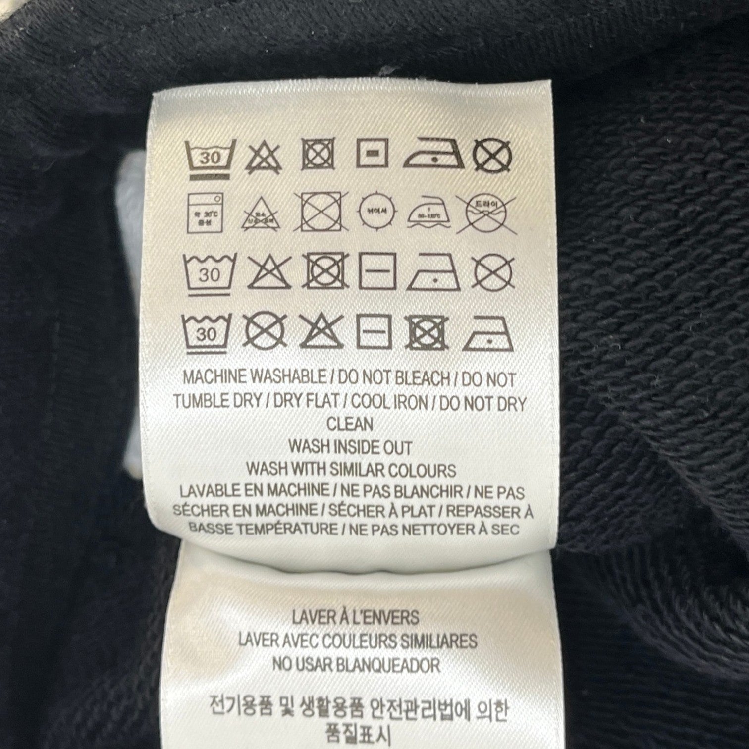 Men's Nova Check Joggers Black Size L