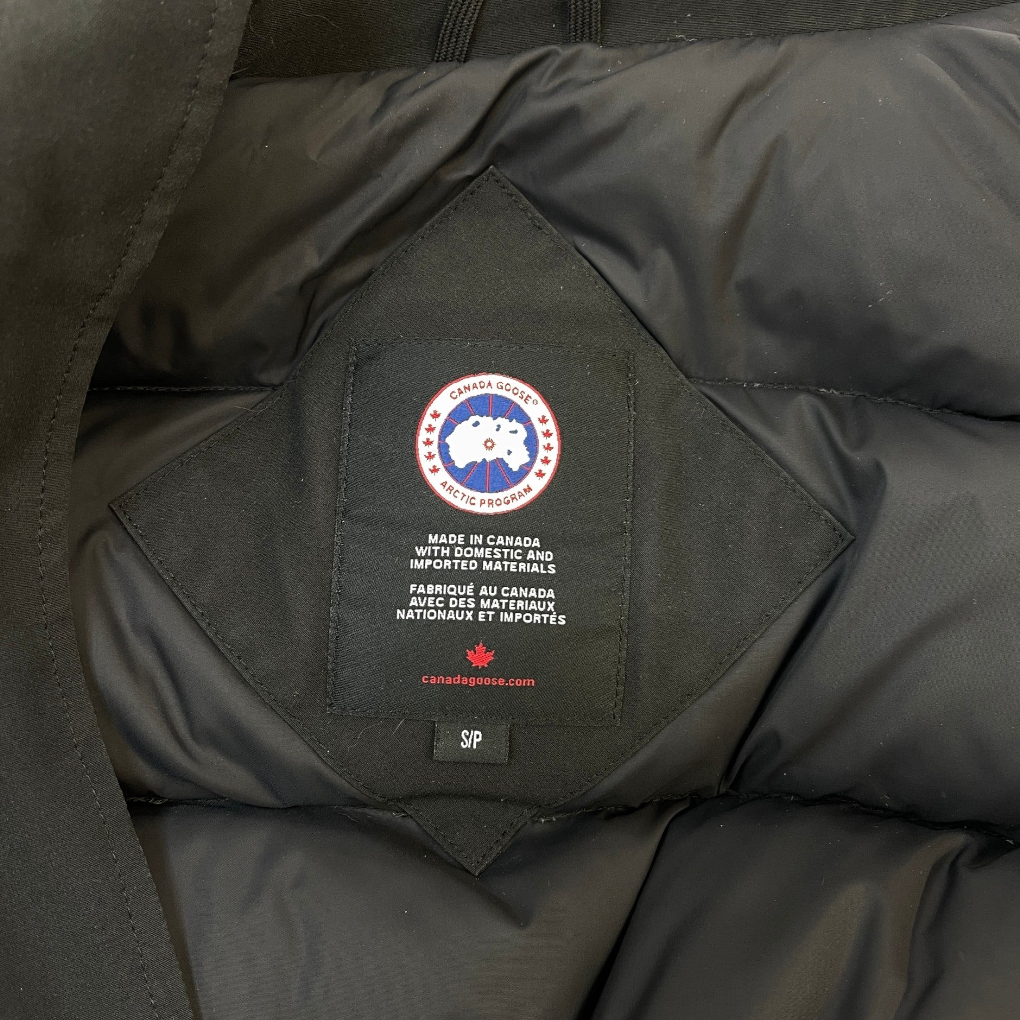 Men's Borden Bomber Down Jacket Black Size S