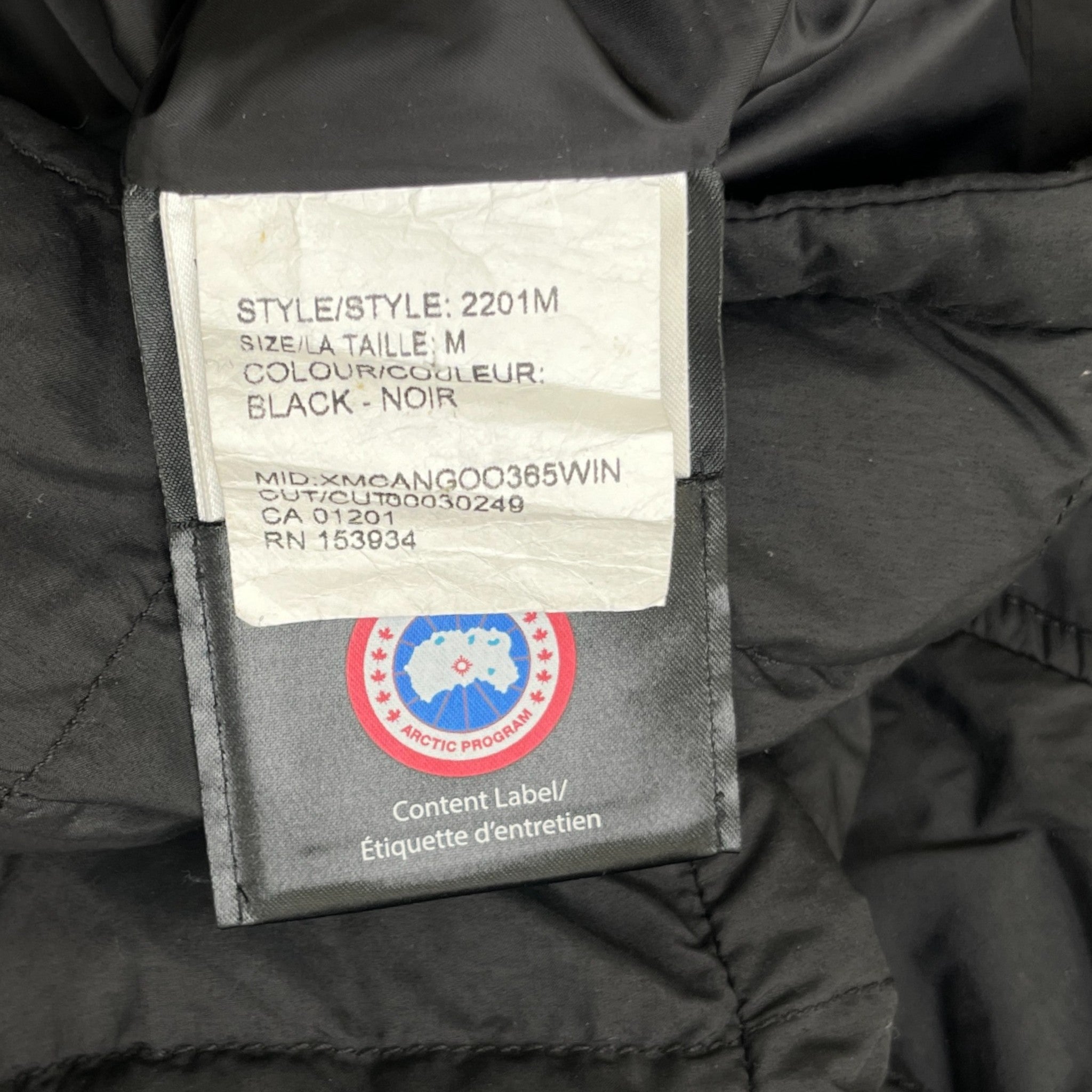 Men's Dunham Down Jacket Black Size M