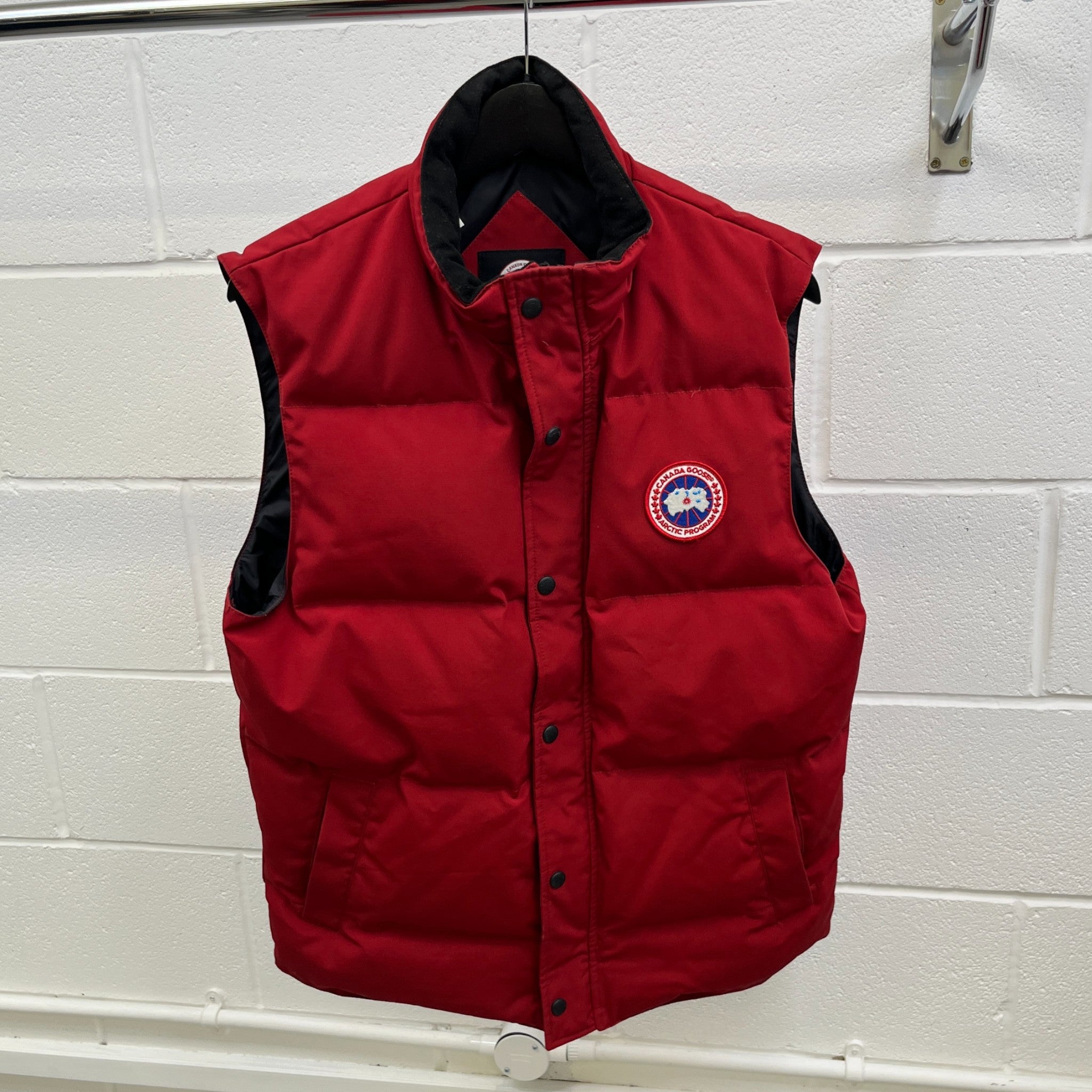 Men's Garson Gilet Red Size L