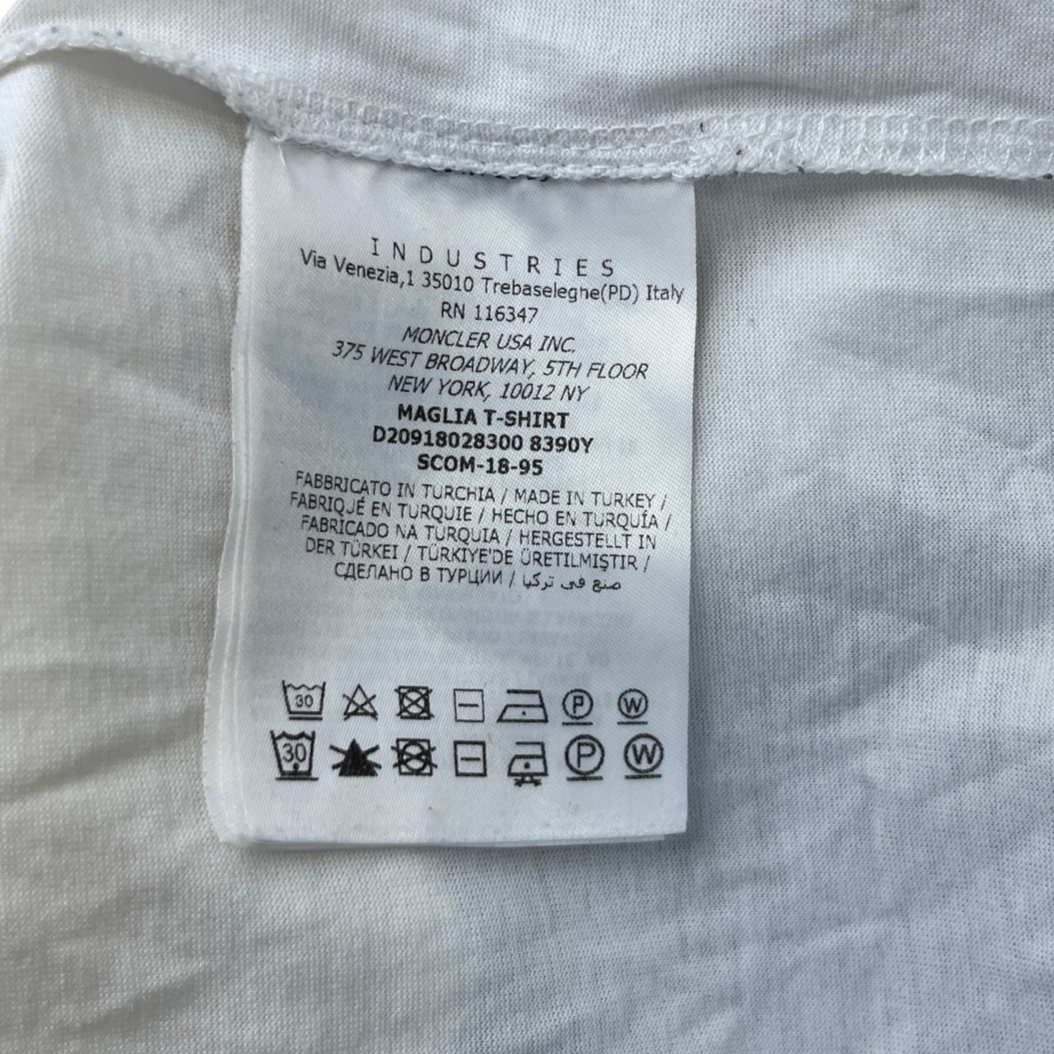 Men's Maglia T-Shirt White Size M