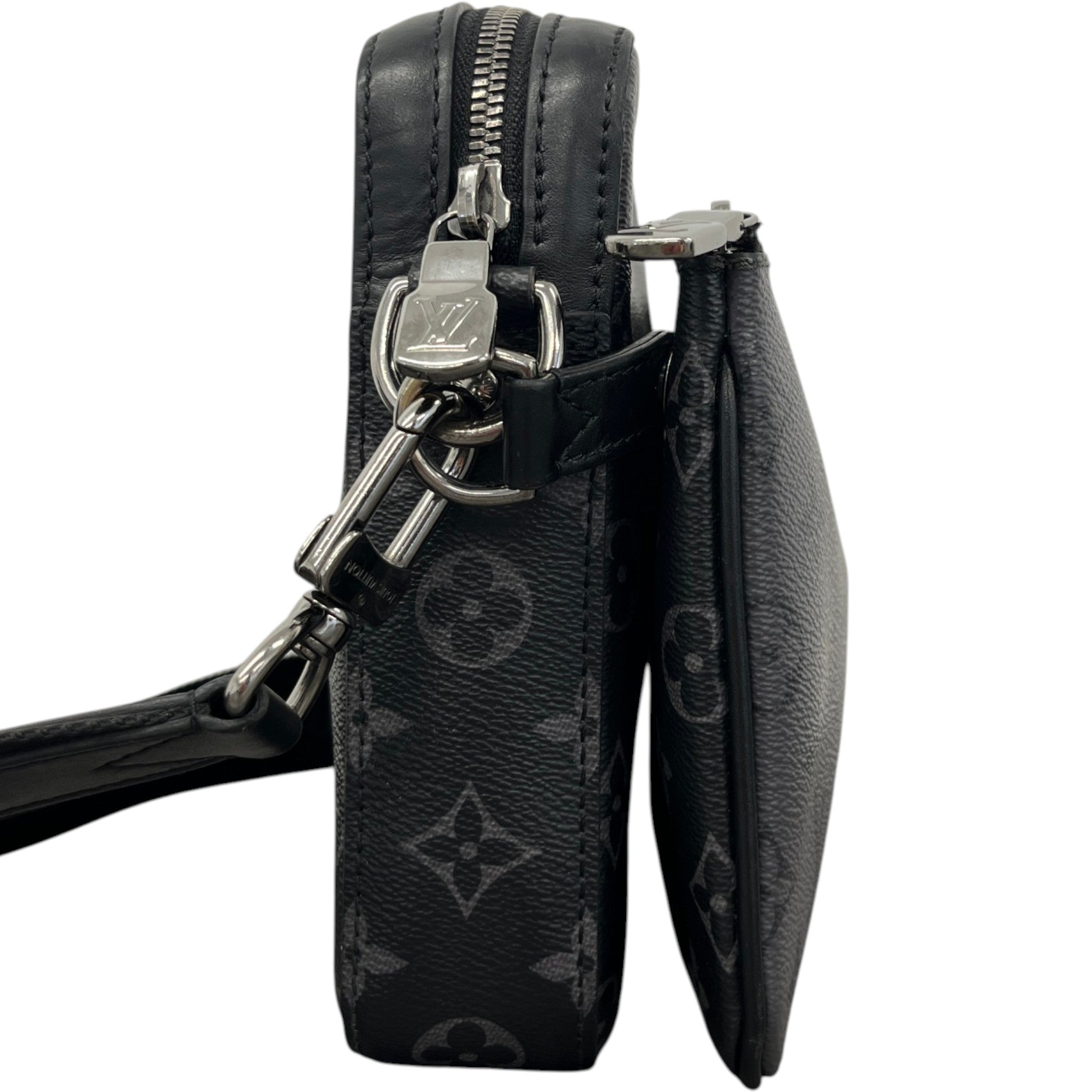 Men's Monogram Eclipse Trio Messenger Bag Charcoal