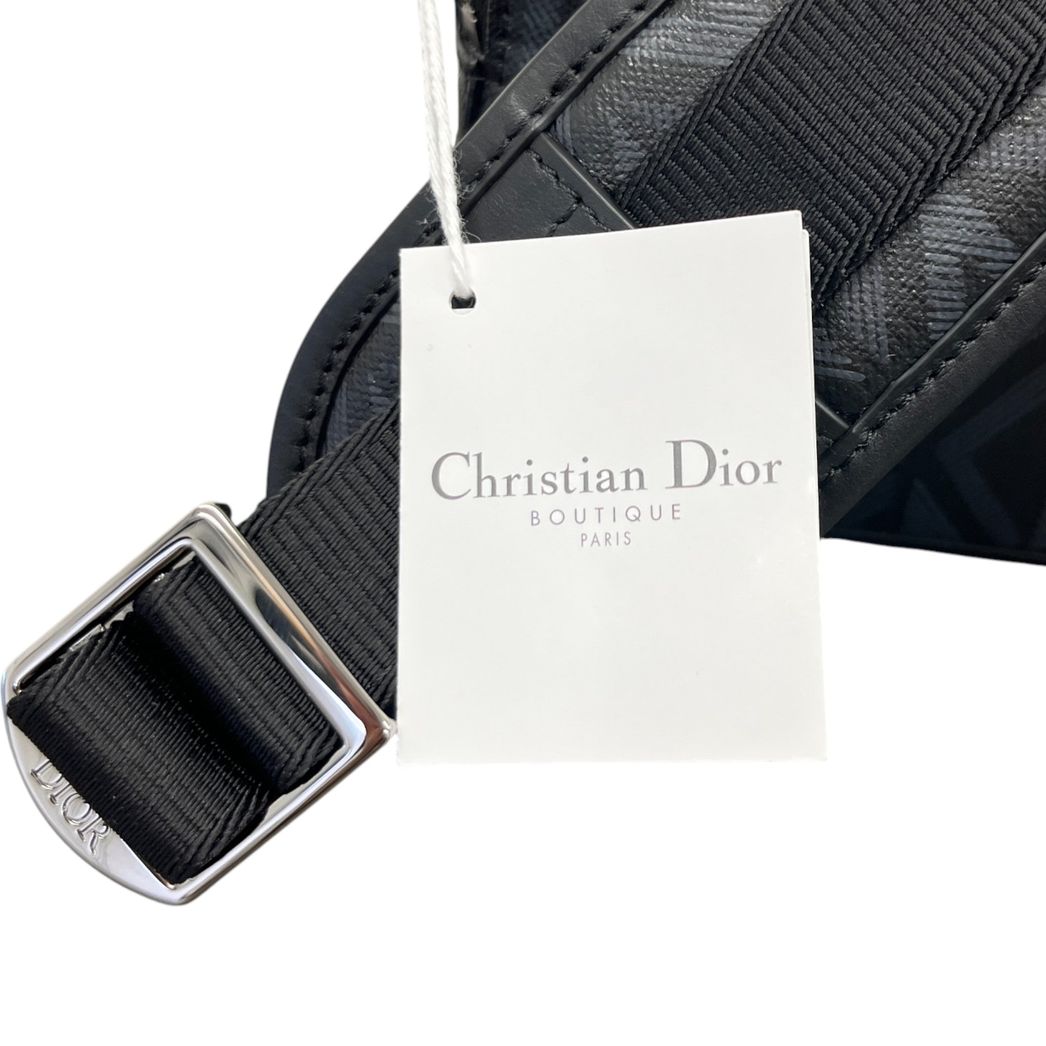 Men's Safari Oblique Messenger Bag Black