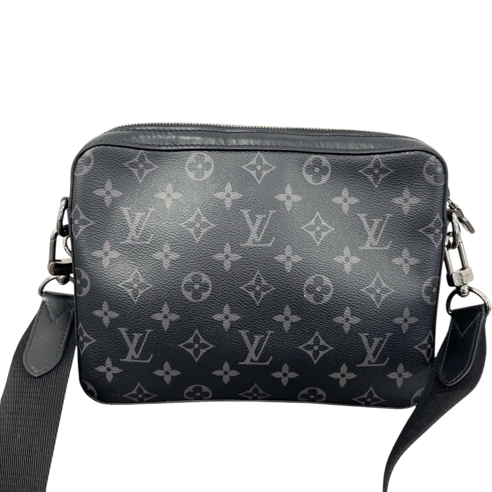 Men's Monogram Eclipse Trio Messenger Bag Charcoal