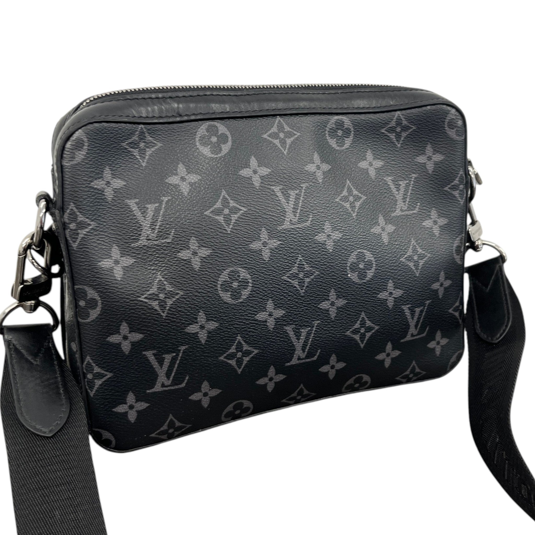 Men's Monogram Eclipse Trio Messenger Bag Charcoal