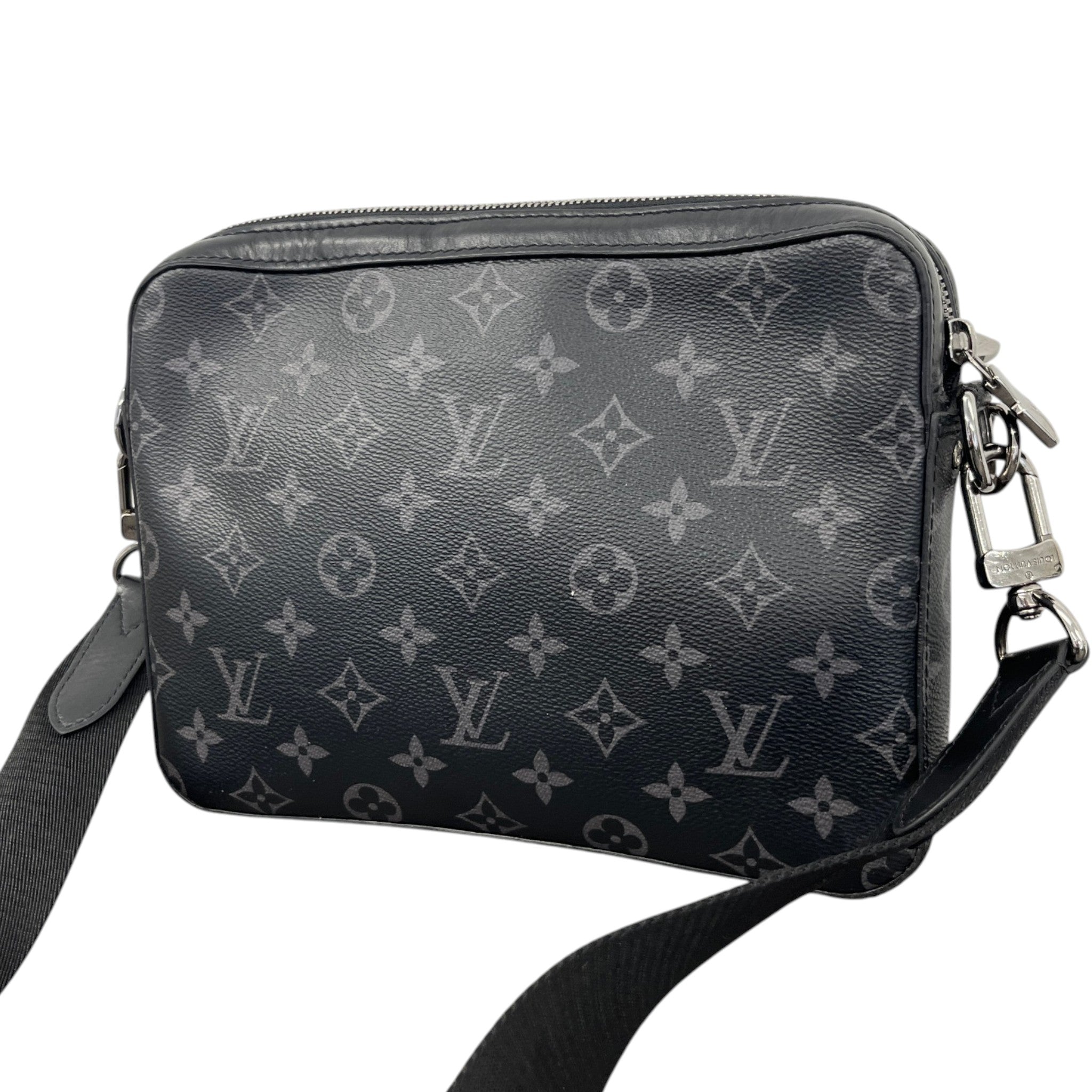 Men's Monogram Eclipse Trio Messenger Bag Charcoal