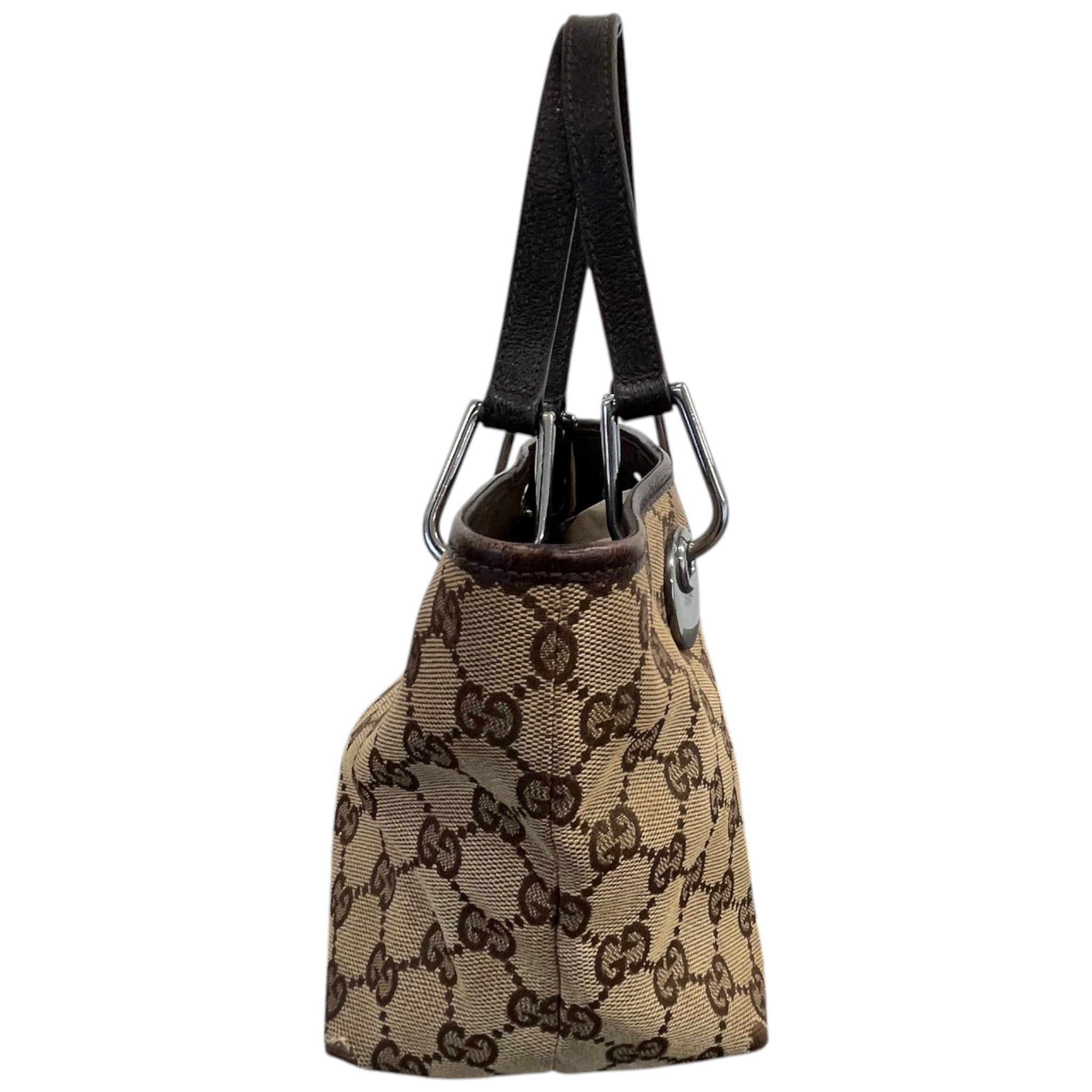 Women's Gg Supreme Mini Eclipse Tote Bag Brown