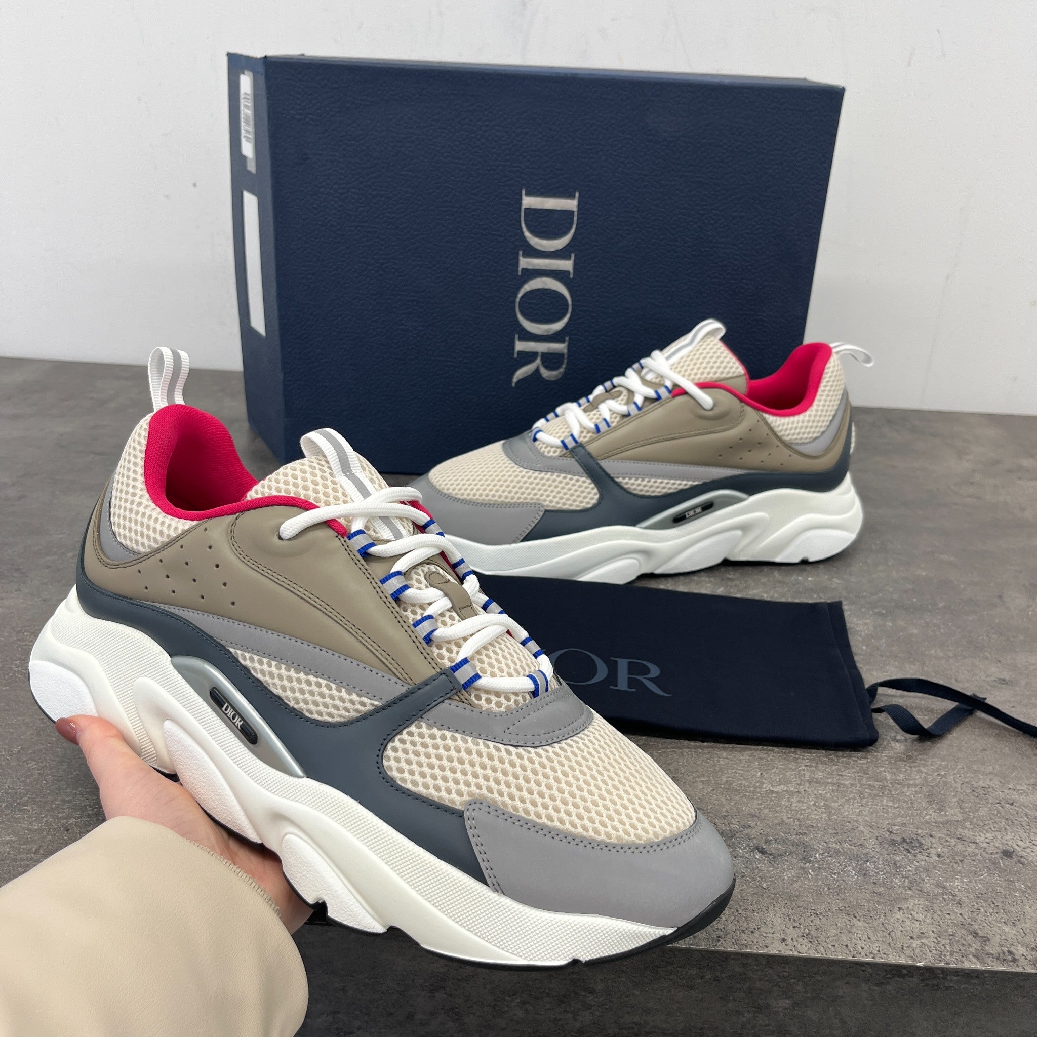 Men's B22 Low Trainers Beige Size EU 48 / UK 14