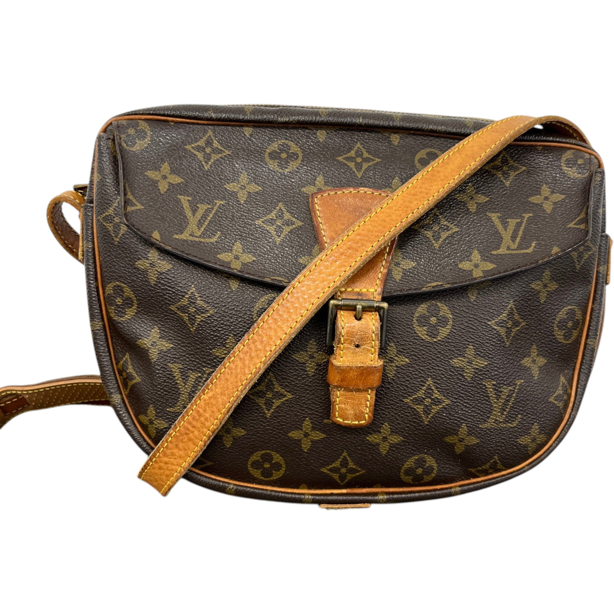 Women's Vintage Monogram Jeune Fille Mm Messenger Bag Brown
